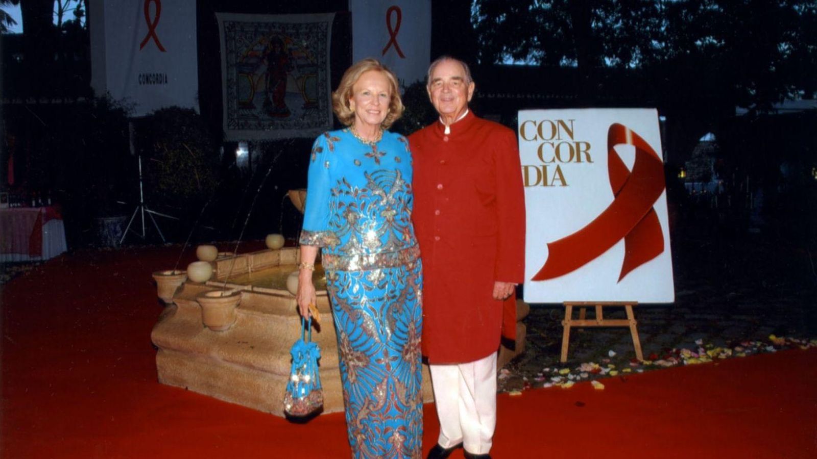 María Luisa y Rudi en una gala de Concordia
