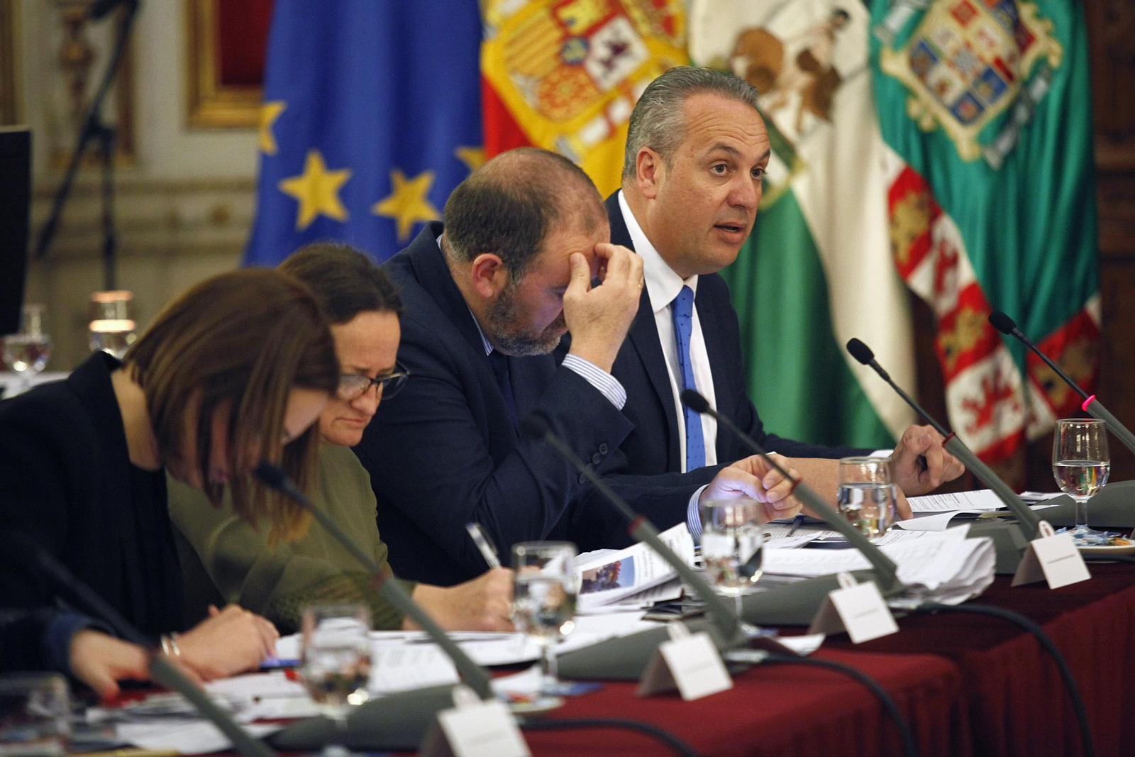 Juan Carlos Ruiz Boix durante una intervención en el pleno.