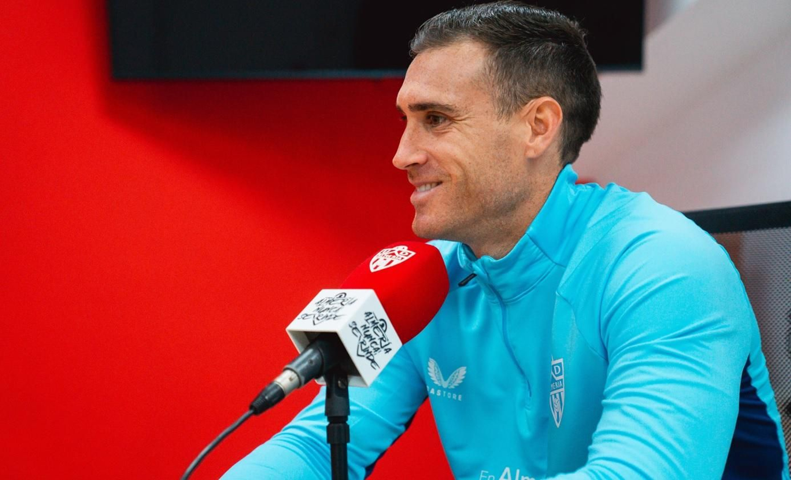 Fernando, capitán rojiblanco, en los micrófonos de UDA Radio