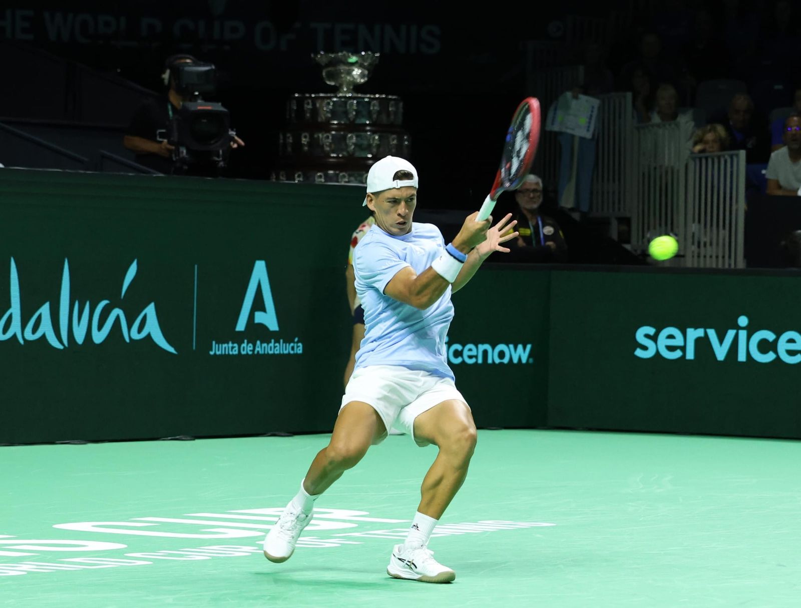 Jannik Sinner trae su show a Málaga.