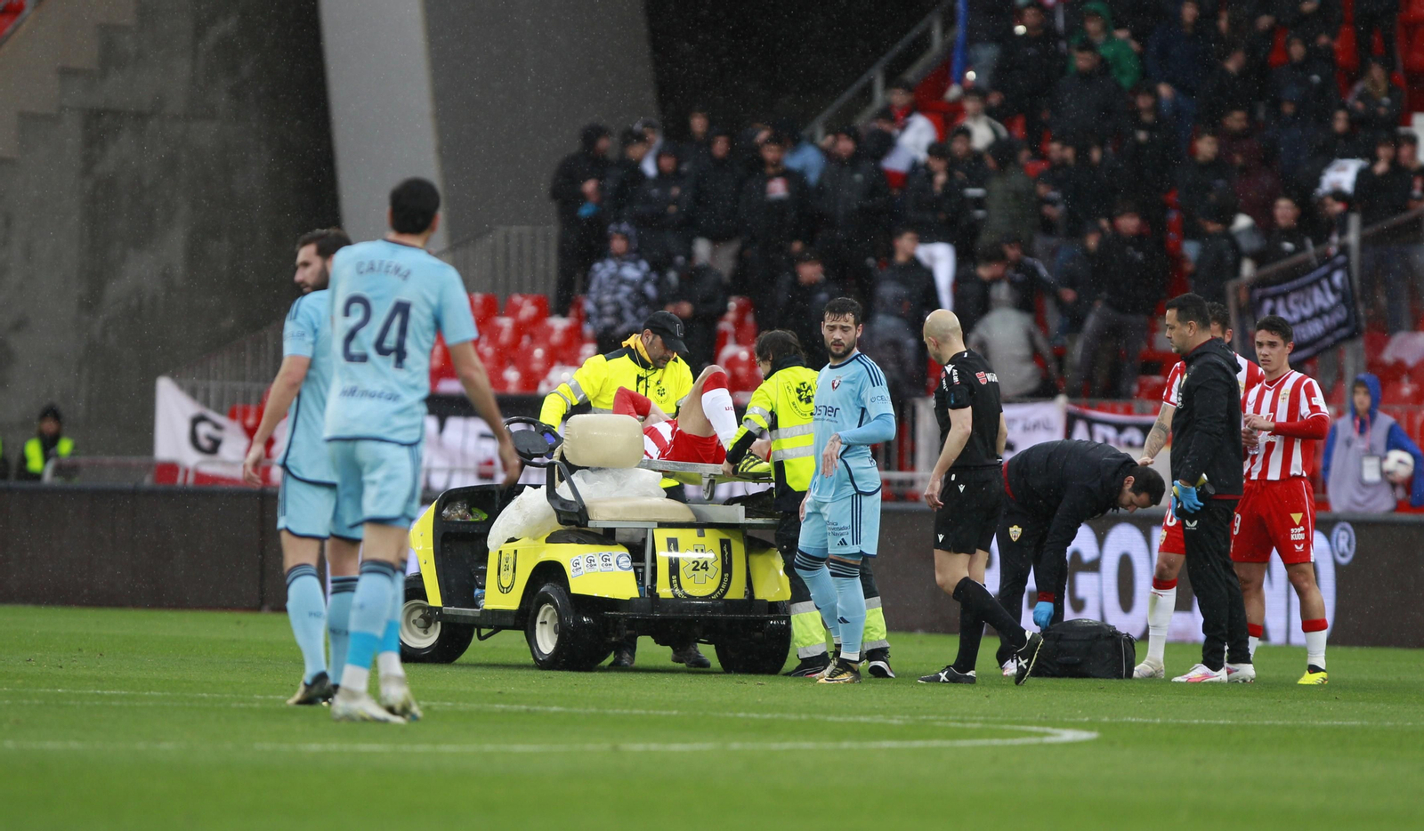 Las mejores imágenes del partido de fútbol U.D. Almería-C.A. Osasuna