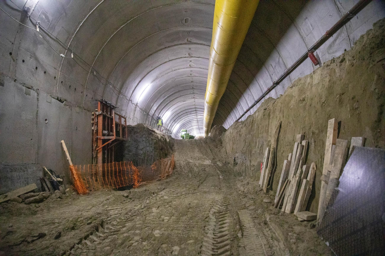 Así avanzan las obras del túnel de Viator del Ave