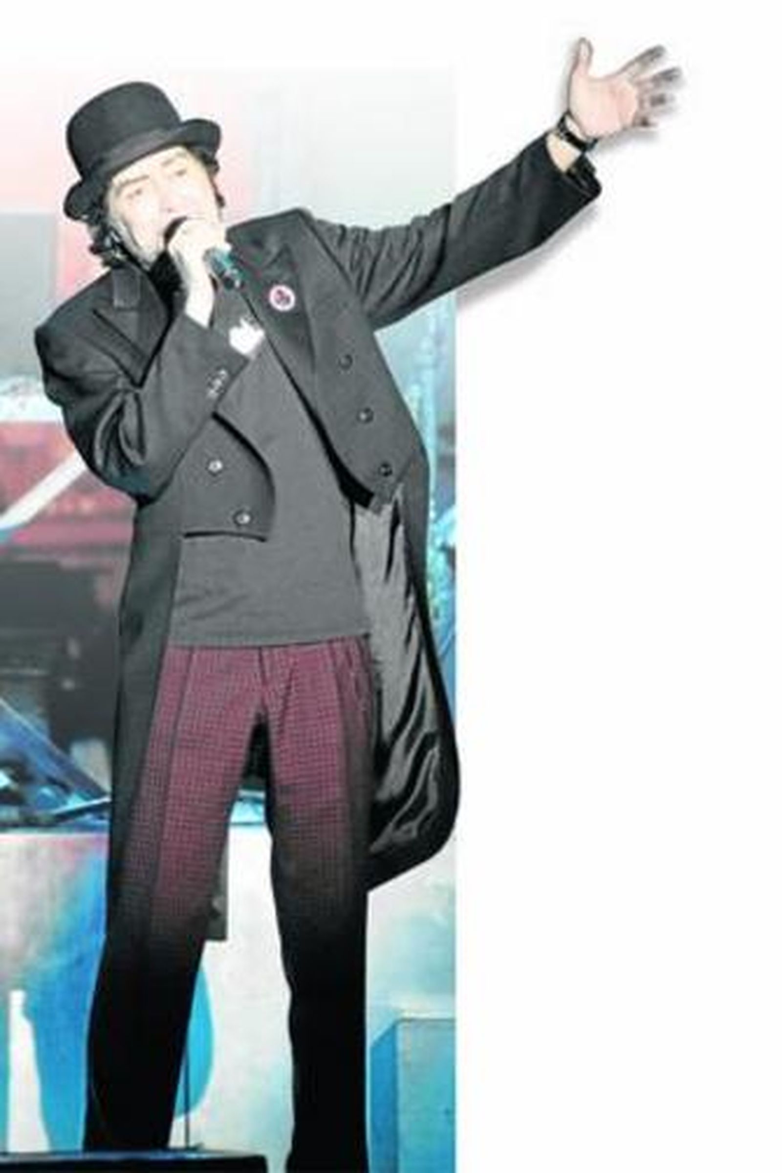 Joaquín Sabina, en uno de los conciertos de 'Vinagre y Rosas'.