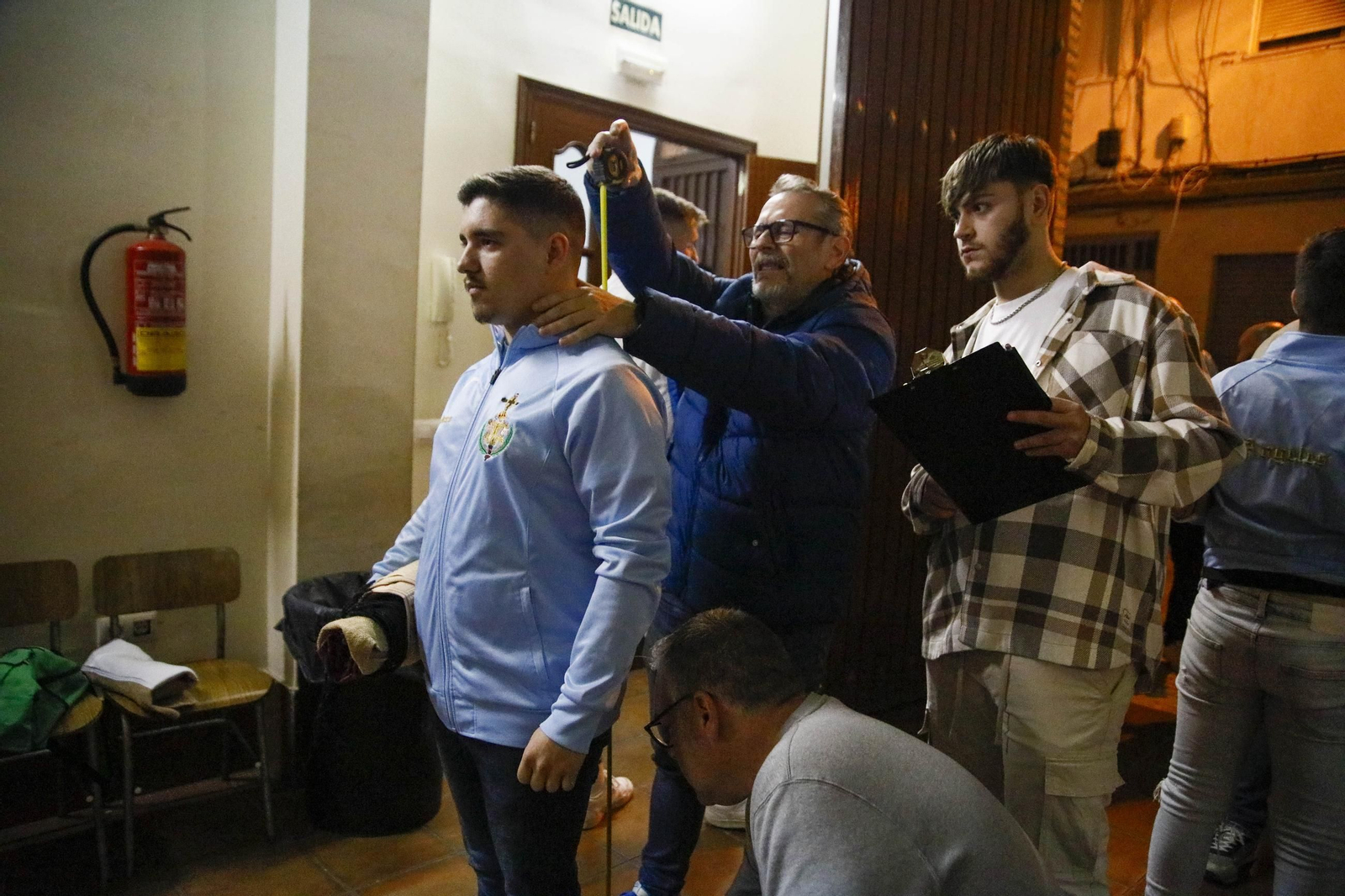 Ensayo de la hermandad de los Ángeles de la ciudad de Almería, en imágenes