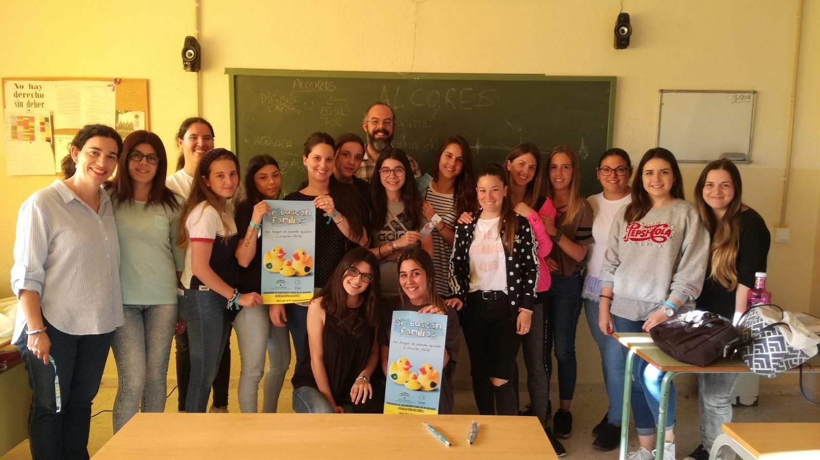 Alumnas del ciclo de Técnico Superior en Educación Infantil.