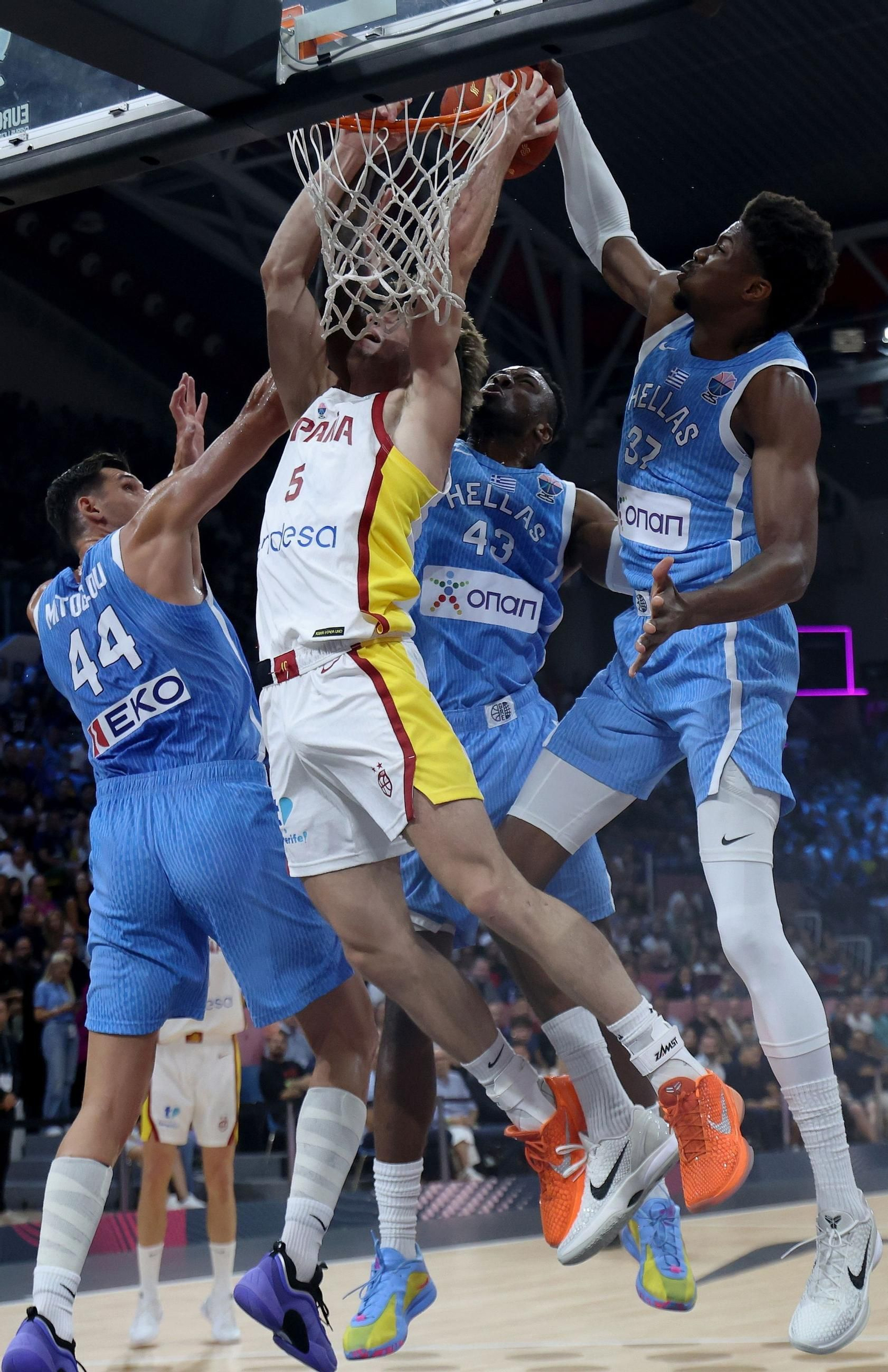 Las fotos del España - Grecia de baloncesto en el adiós de Scariolo