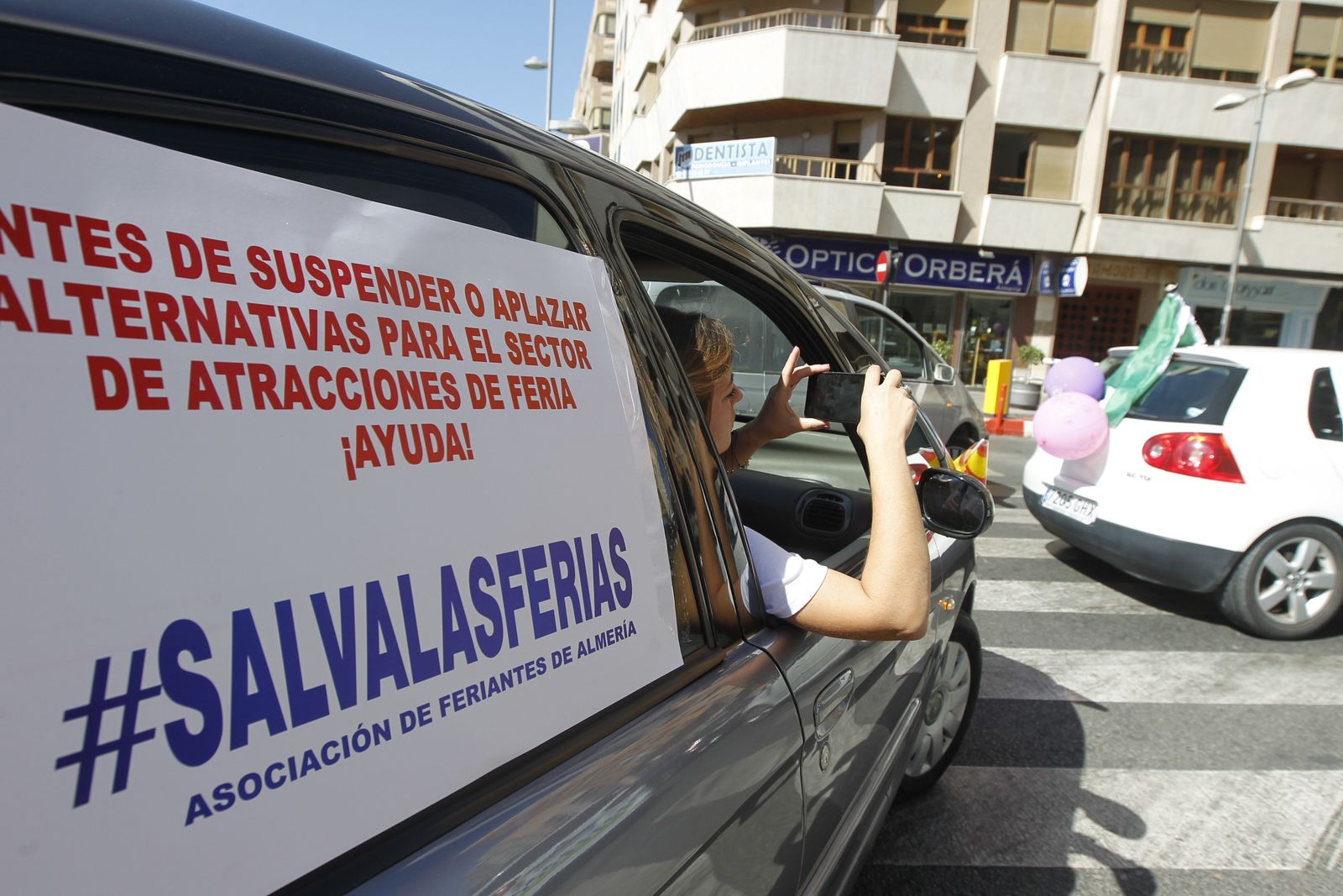 Fotogalería manifestación feriantes. Almería