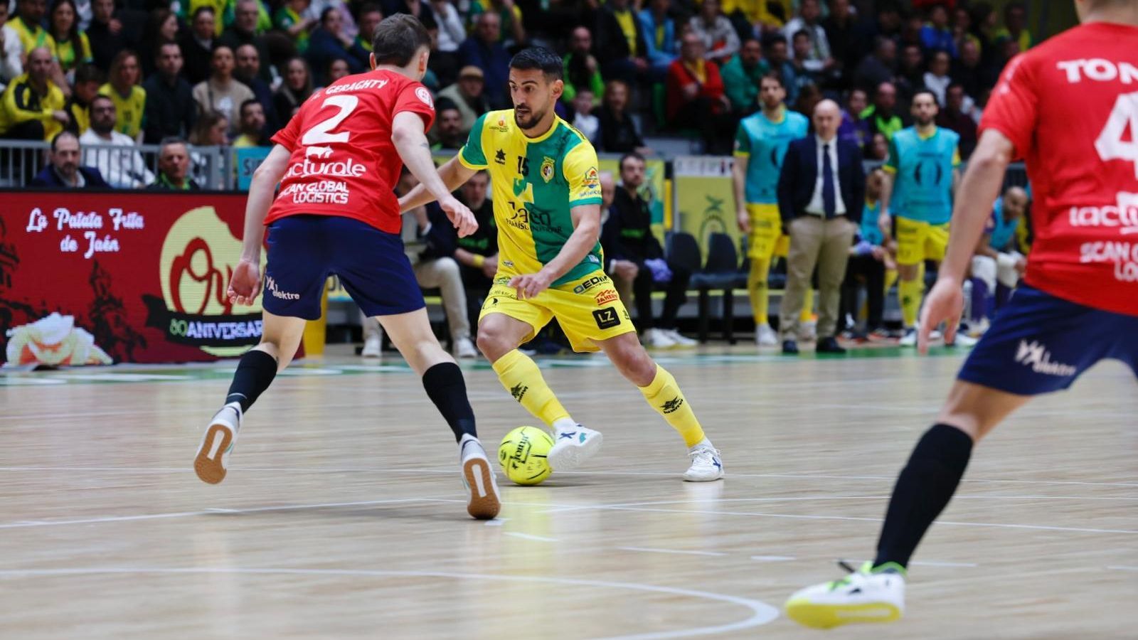 Lemine abrió el marcador en el Olivo Arena ante Osasuna Magna Xota.