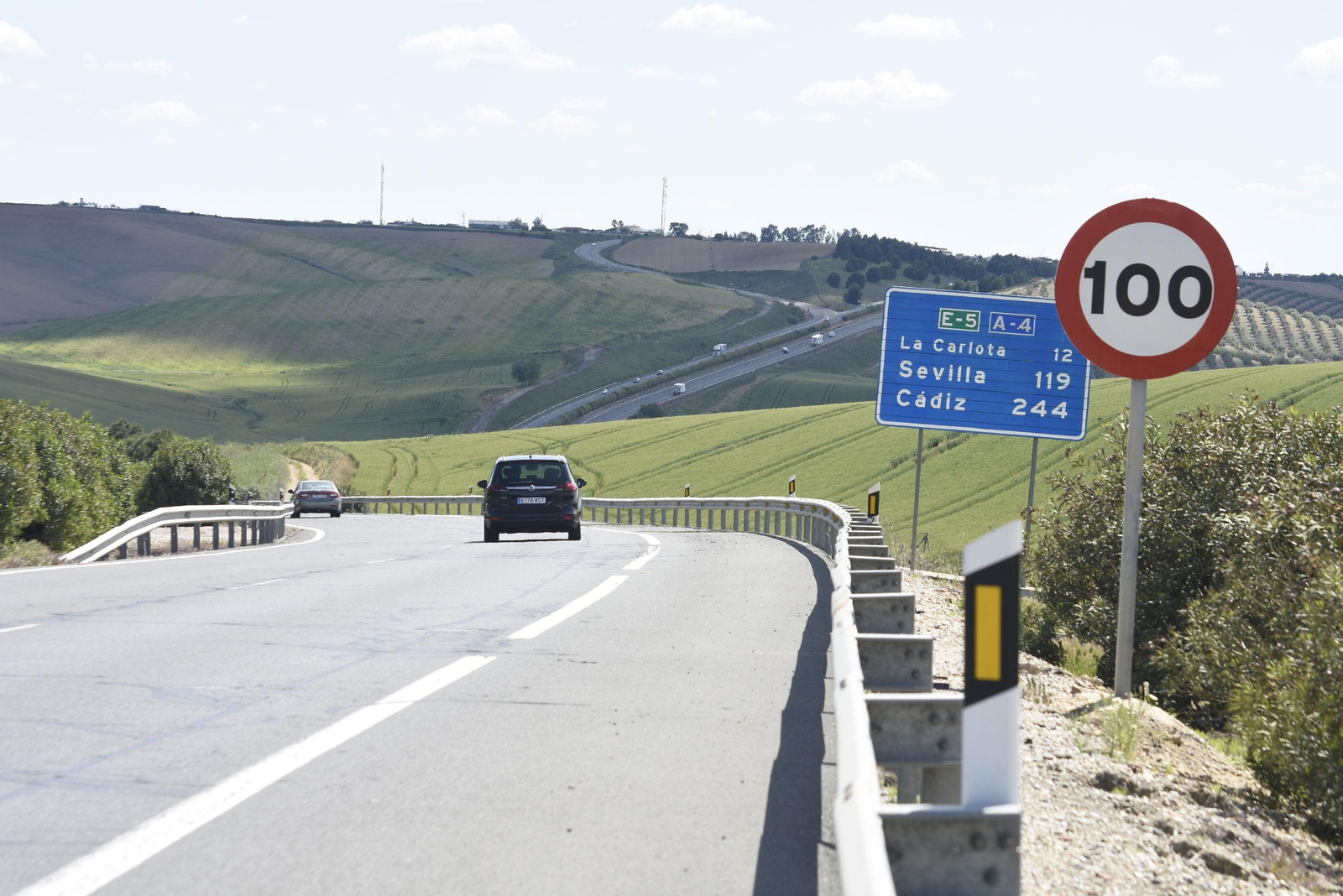 Autovía A-4 a su paso por Córdoba capital.