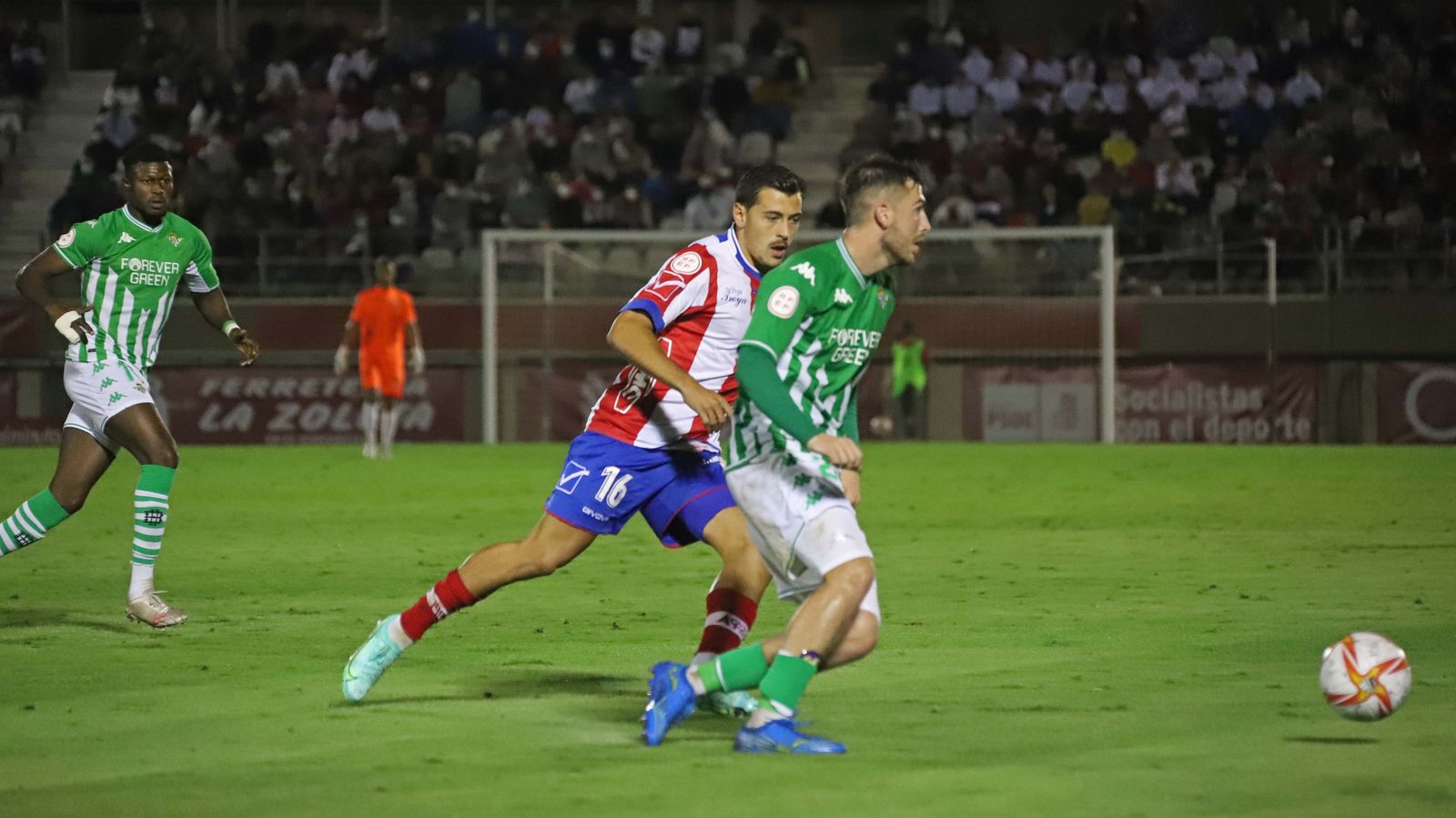Pelayo Morilla, en el Algeciras-Betis Deportivo.
