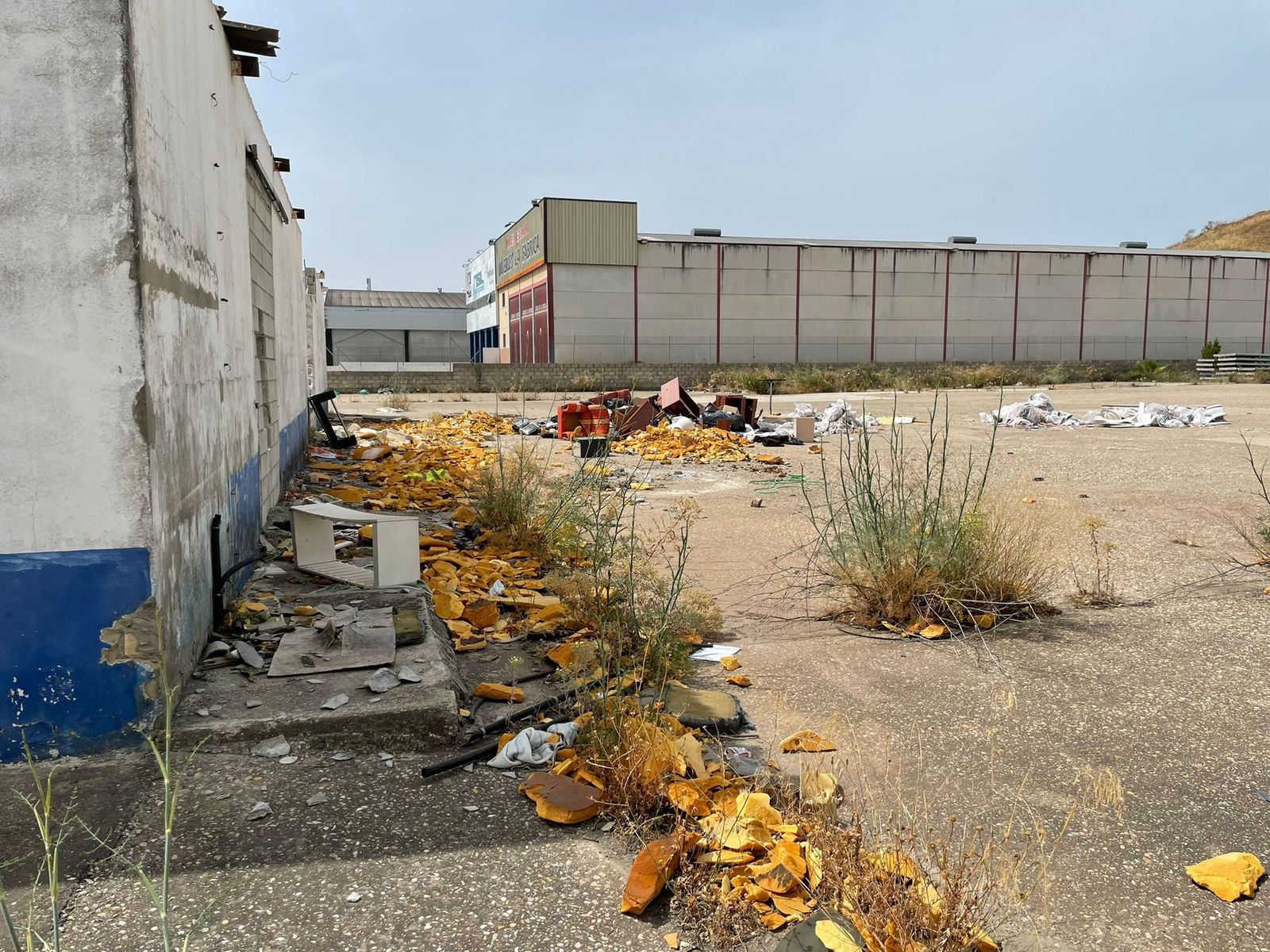 Quejas por la acumulación de basuras en el Polígono Industrial El Portal