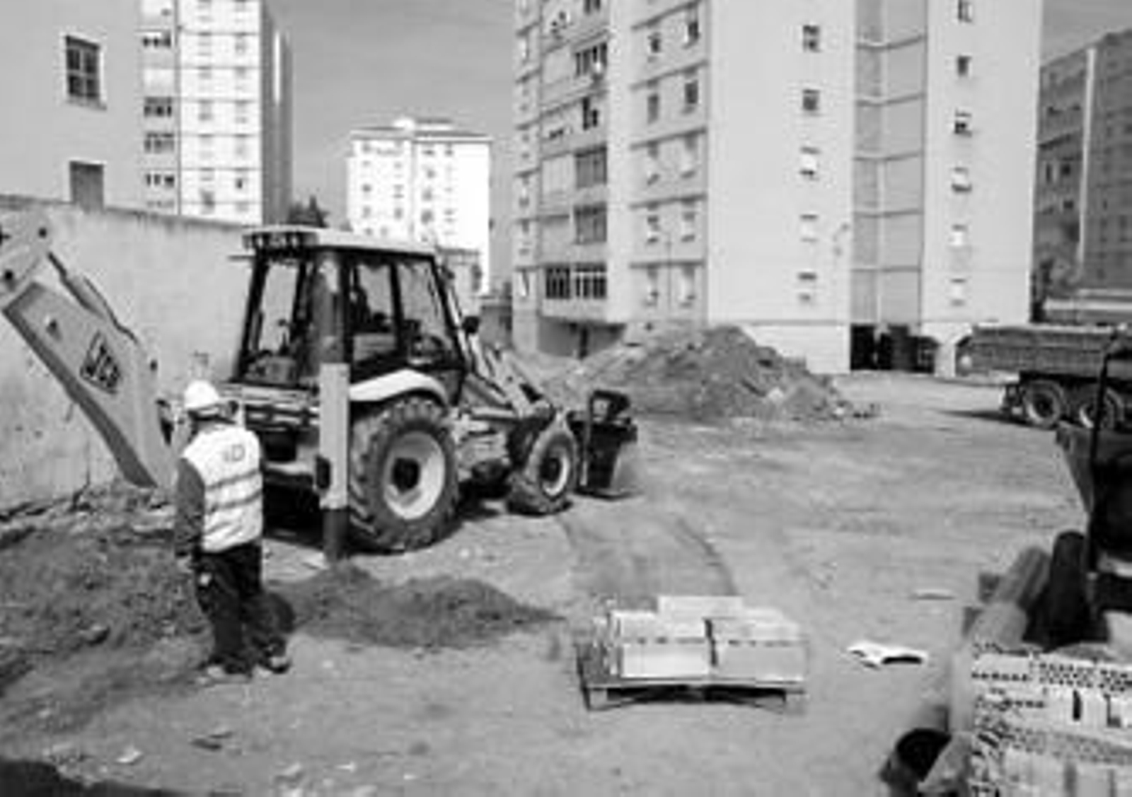 Estado que presentan las obras de la avenida Duque de Arcos.