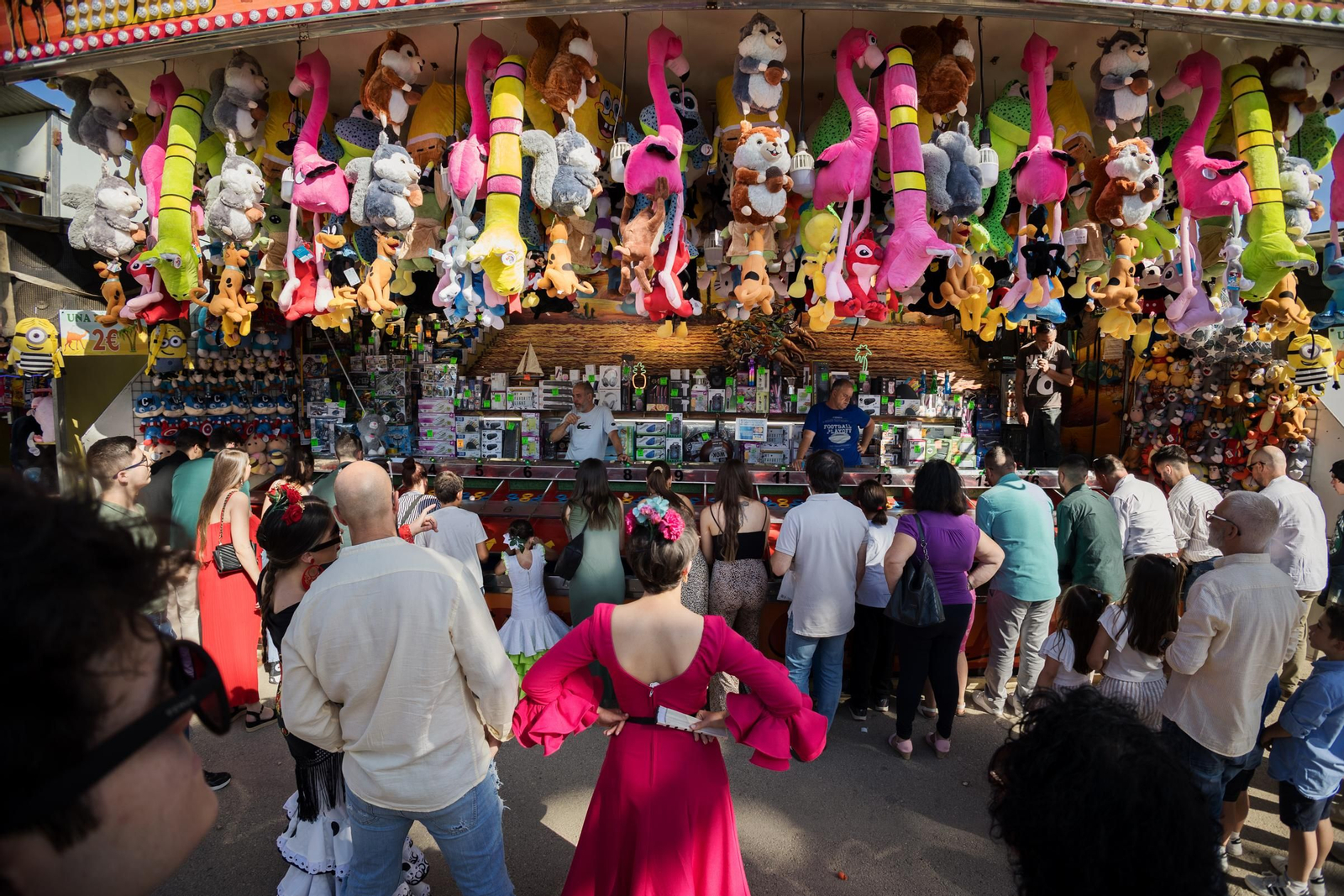 Imágenes del ambiente el martes en la Feria de Jerez 2024