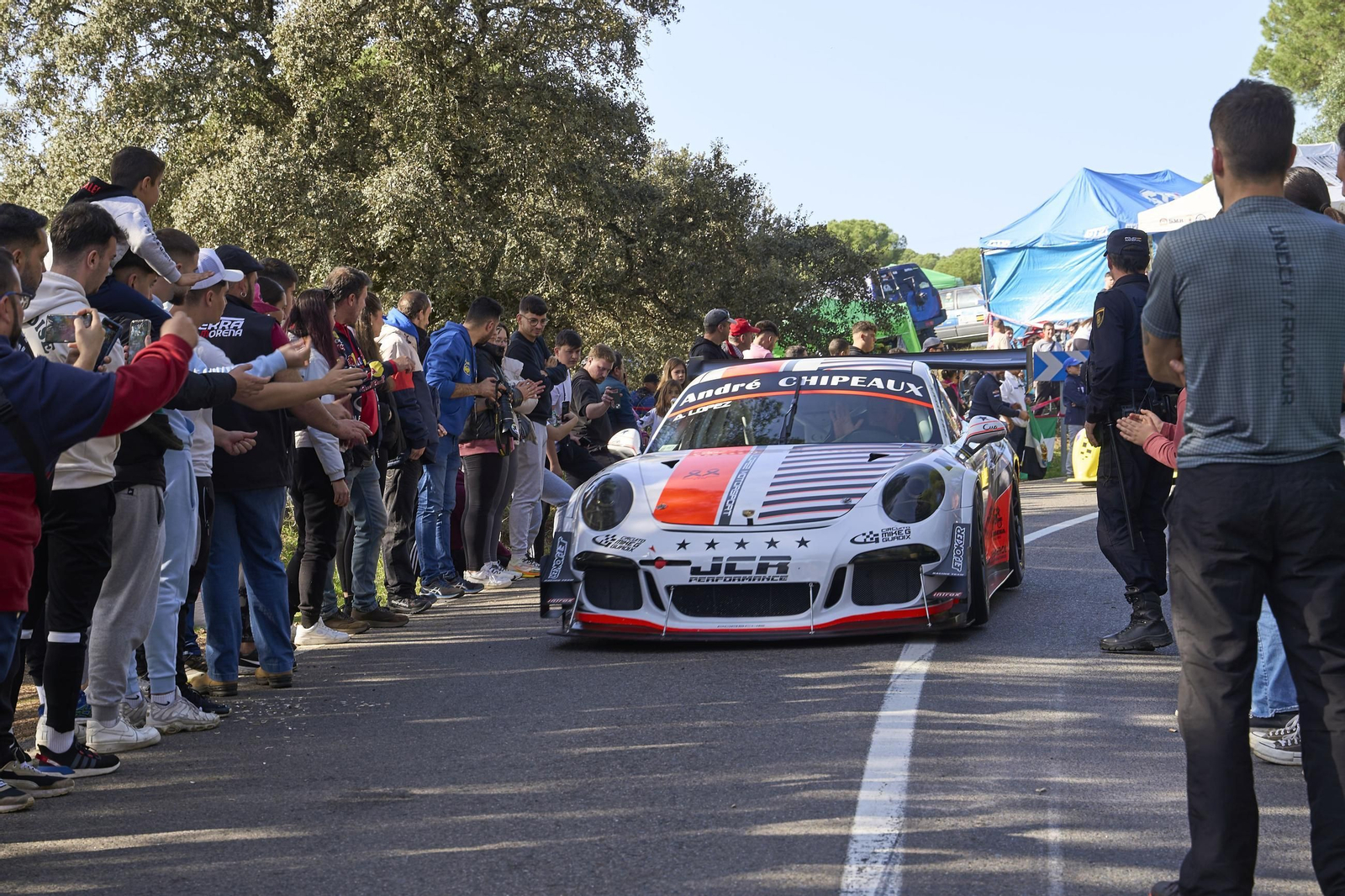 Las mejores fotos del espectacular arranque de la Subida a Trassierra
