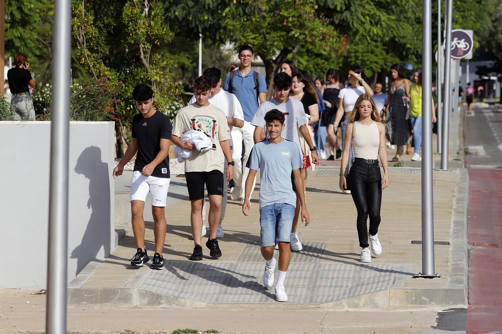 Imágenes de la vuelta a la Universidad de Huelva