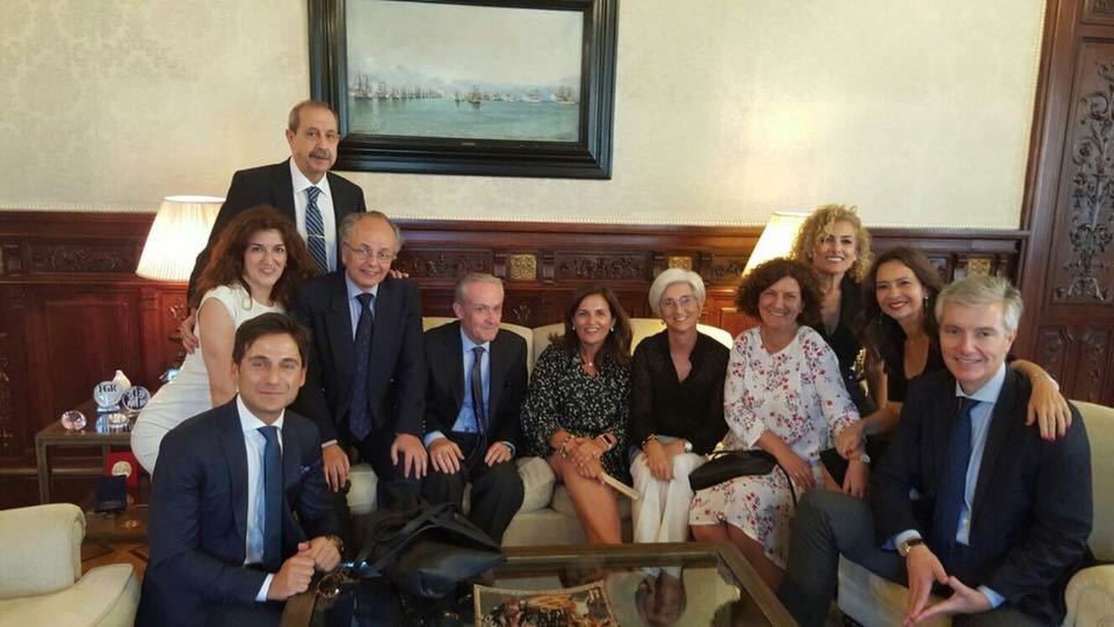 Fiscales sevillanos junto a María José Segarra ya como fiscal general del Estado