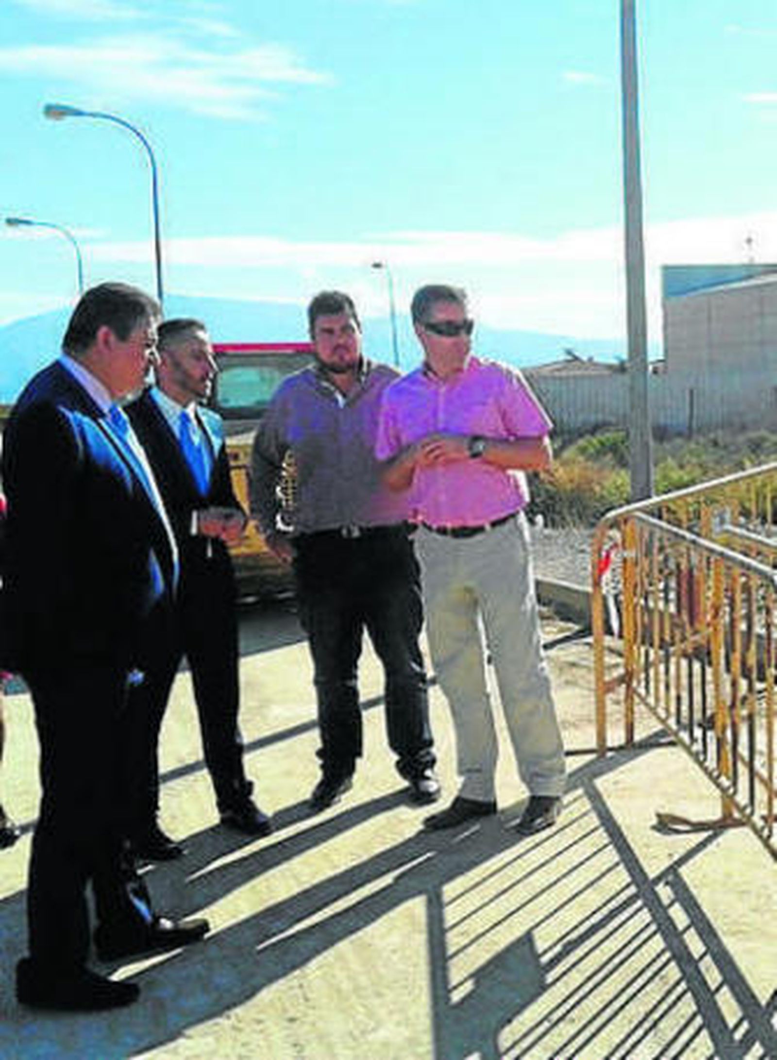 Trabajos en el polígono de Alhama.