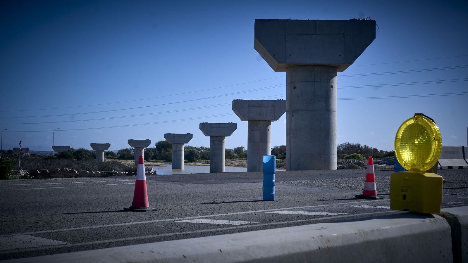 Imágenes del estado actual de la obra del trazado ferroviario de La Cabezuela