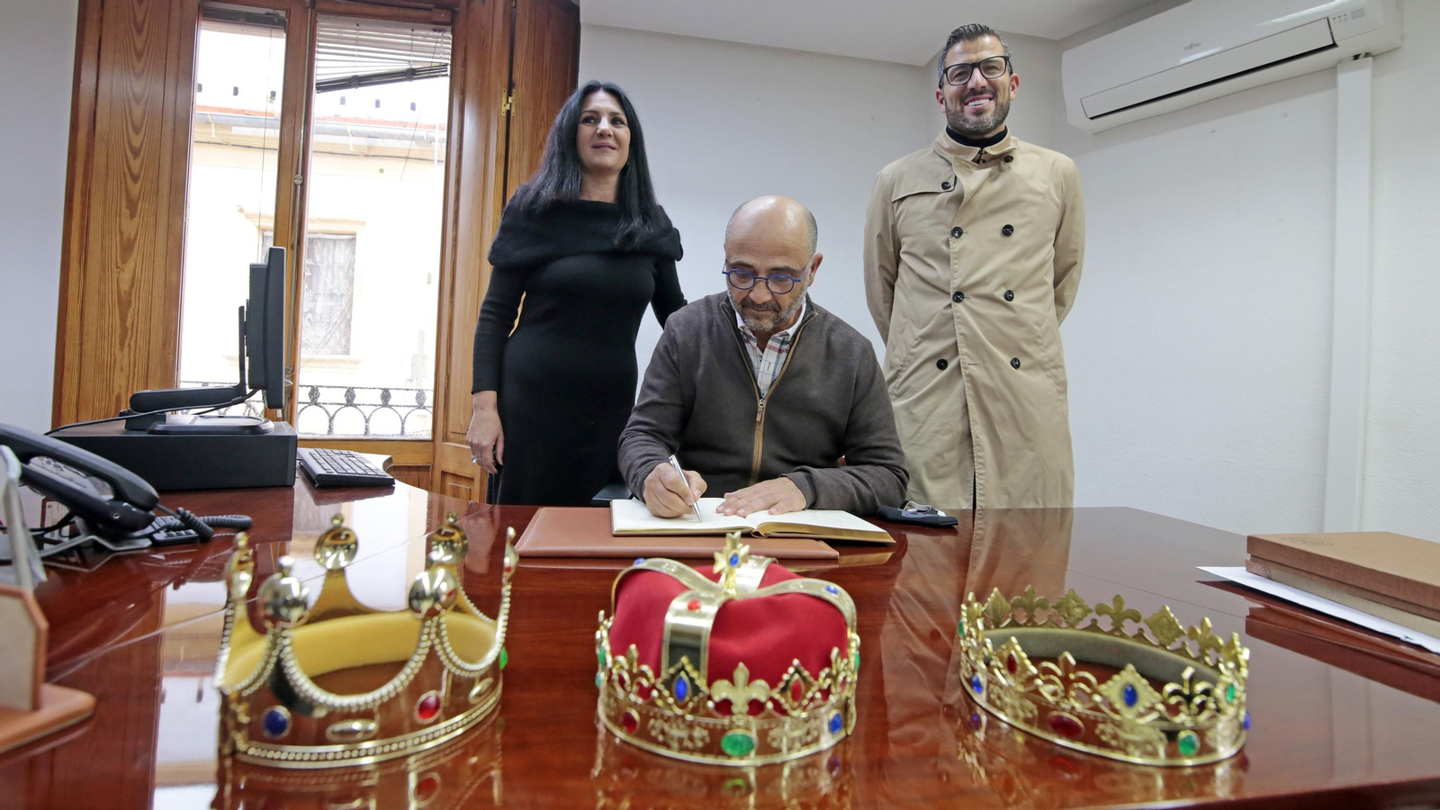 Visita de los Reyes Magos 2022 al Diario de Jerez