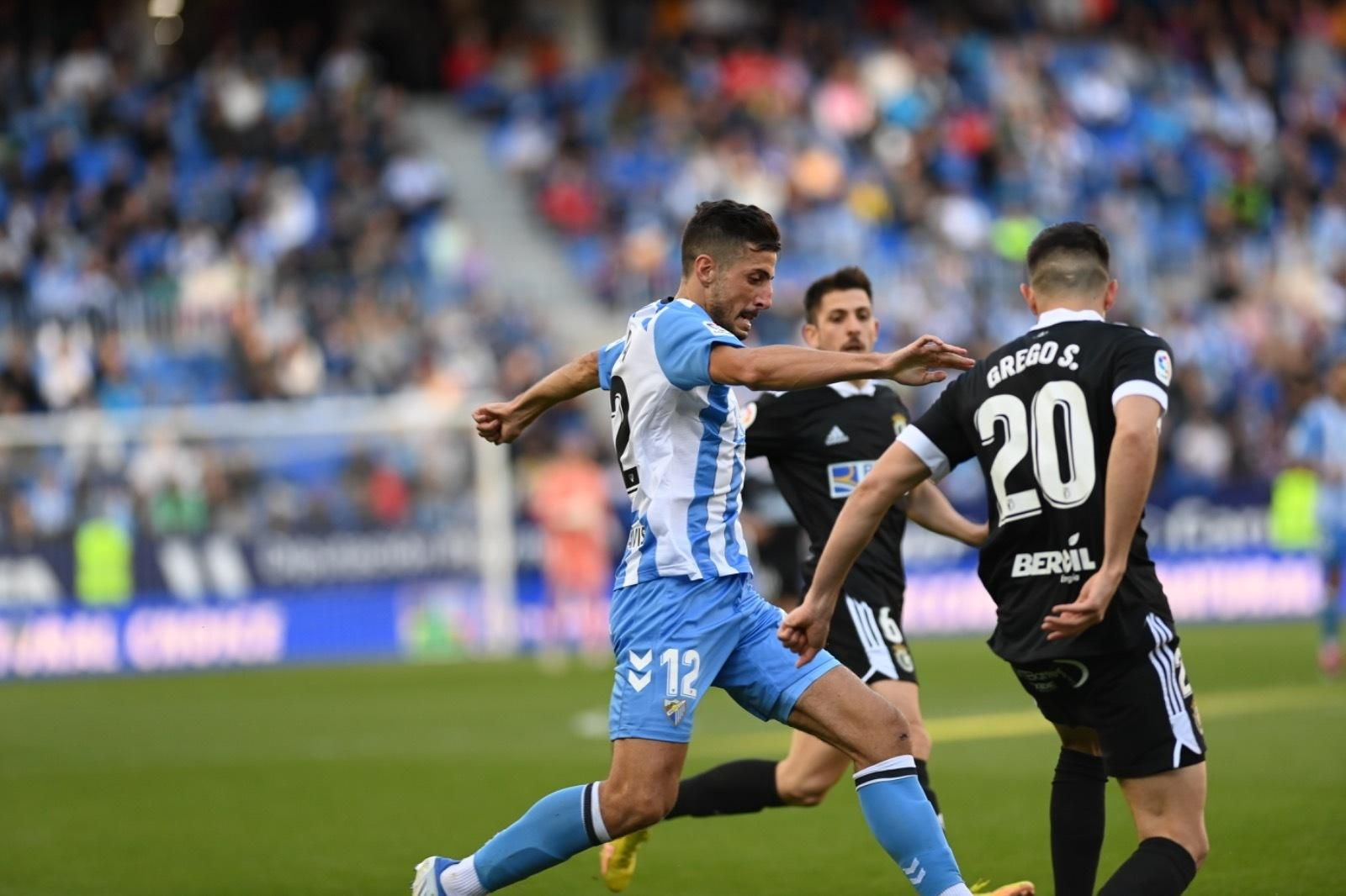 El Málaga CF - Burgos, en fotos