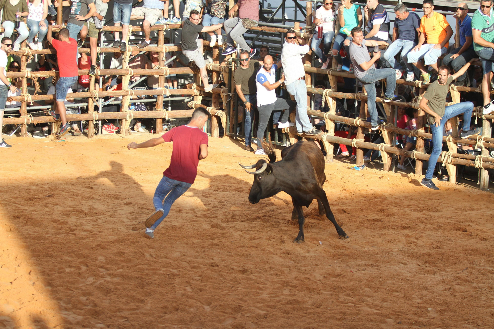 Comienzan las capeas en San Juan del Puerto