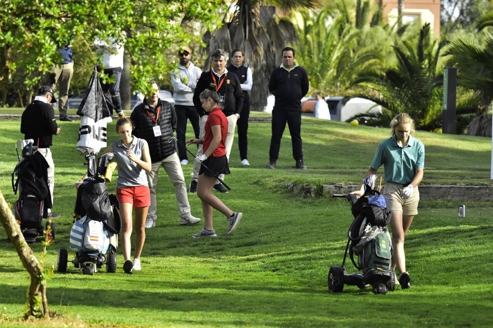Varios de los participantes en este Nacional sub16 en Ayamonte.