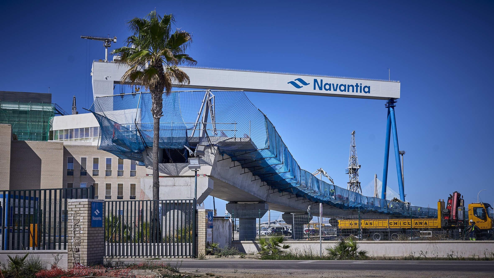 Imágenes actuales de la obra del futuro tren de La Cabezuela de Puerto Real