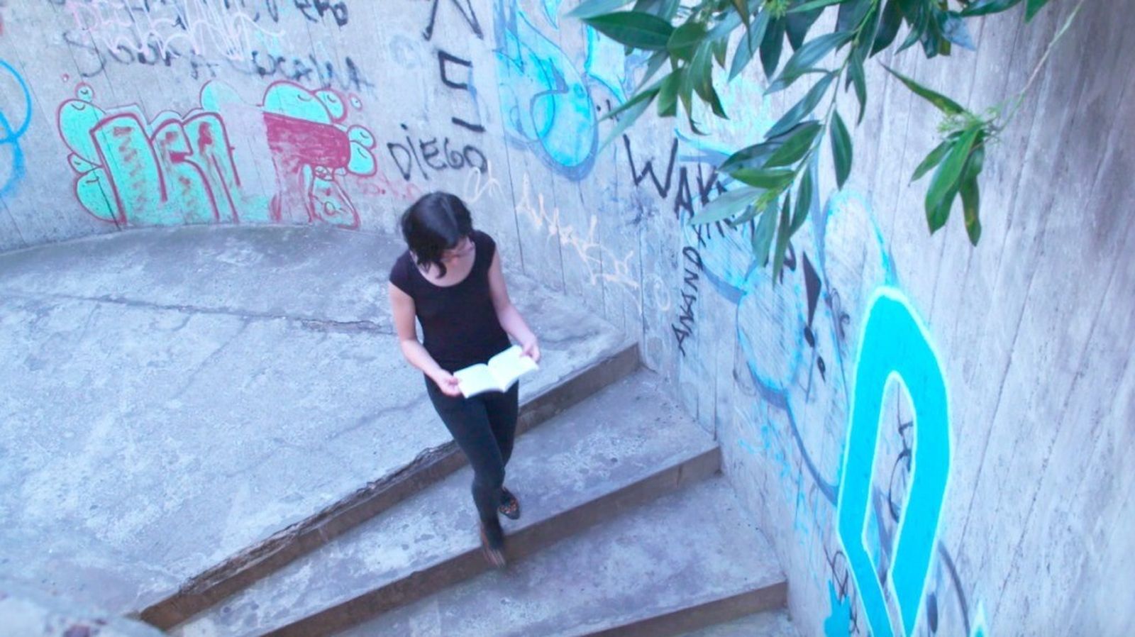 Imagen promocional de la obra ‘Formas de caminar con un libro en la mano”.