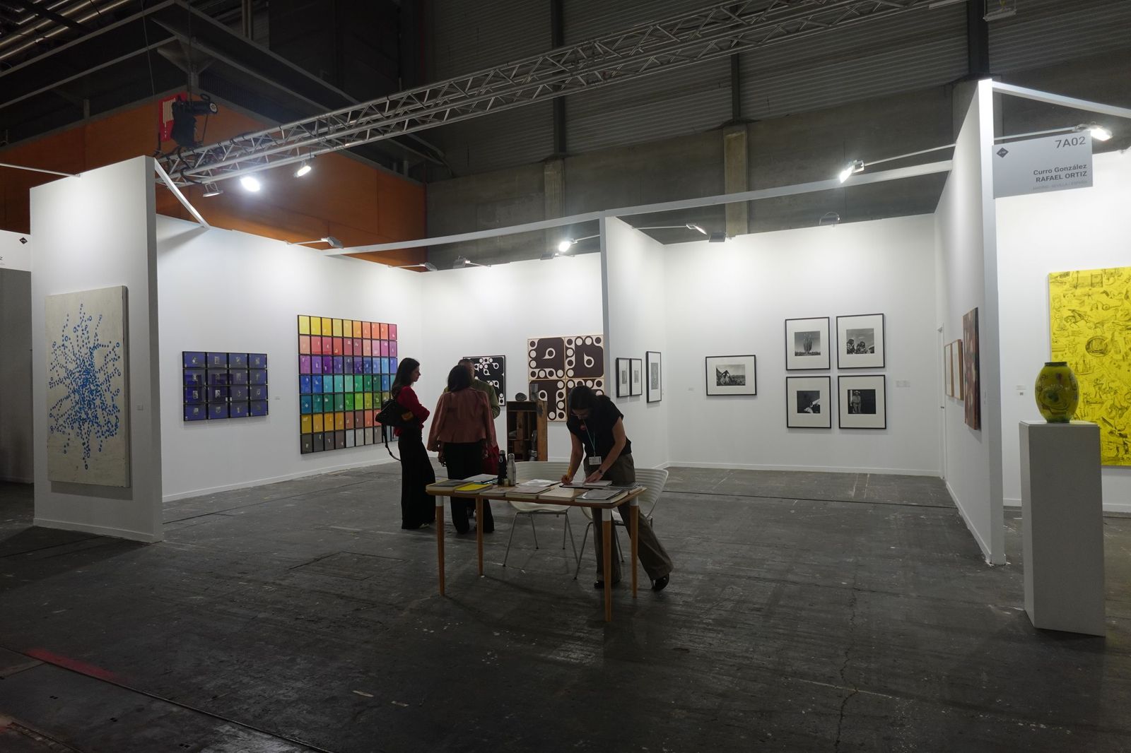 El stand de la galería Rafael Ortiz en ARCO