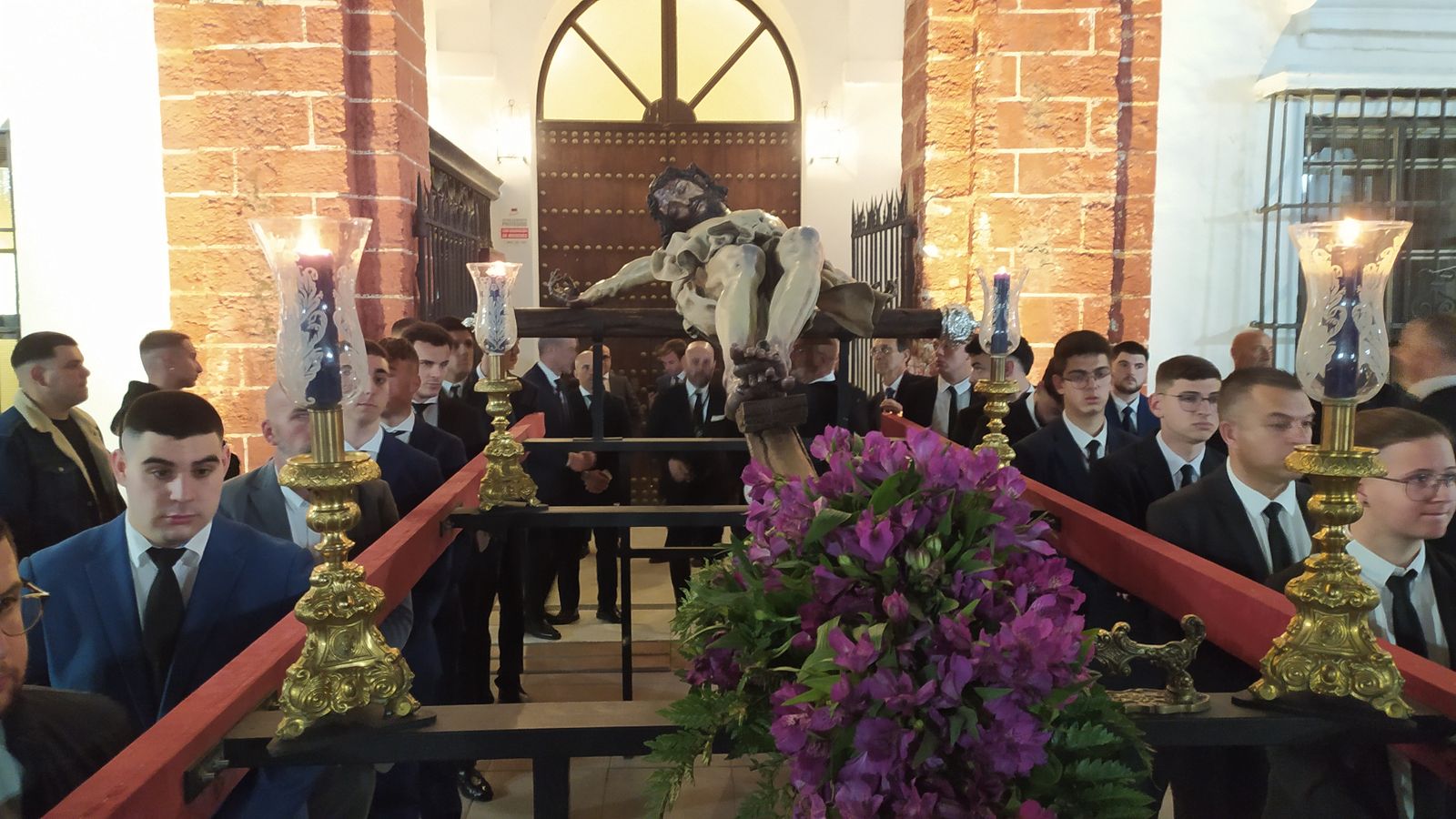 Vía crucis del Santísimo Cristo de la Sangre en San Fernando.
