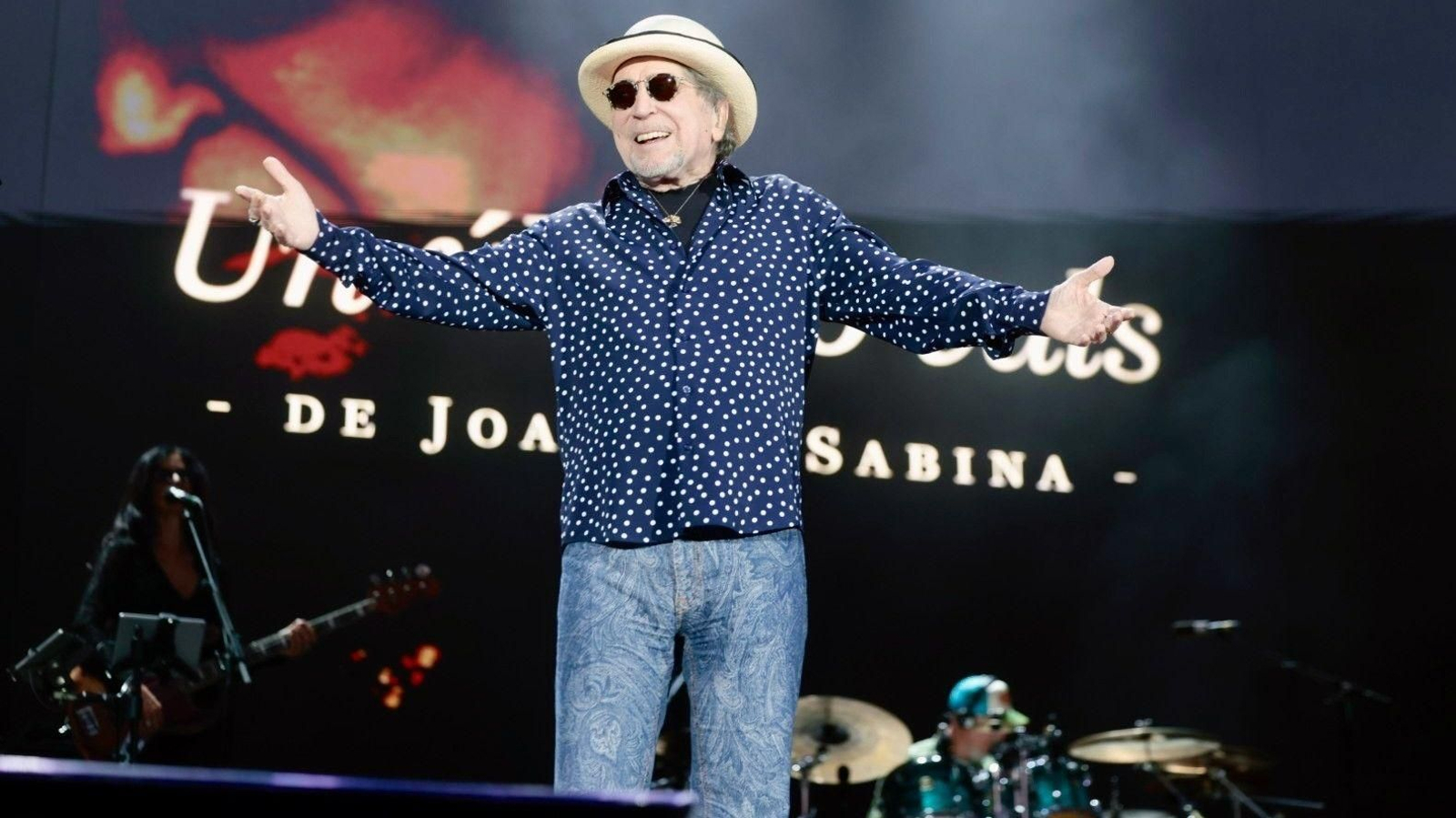 Joaquín Sabina, el martes pasado, en la plaza de toros de La Maestranza.