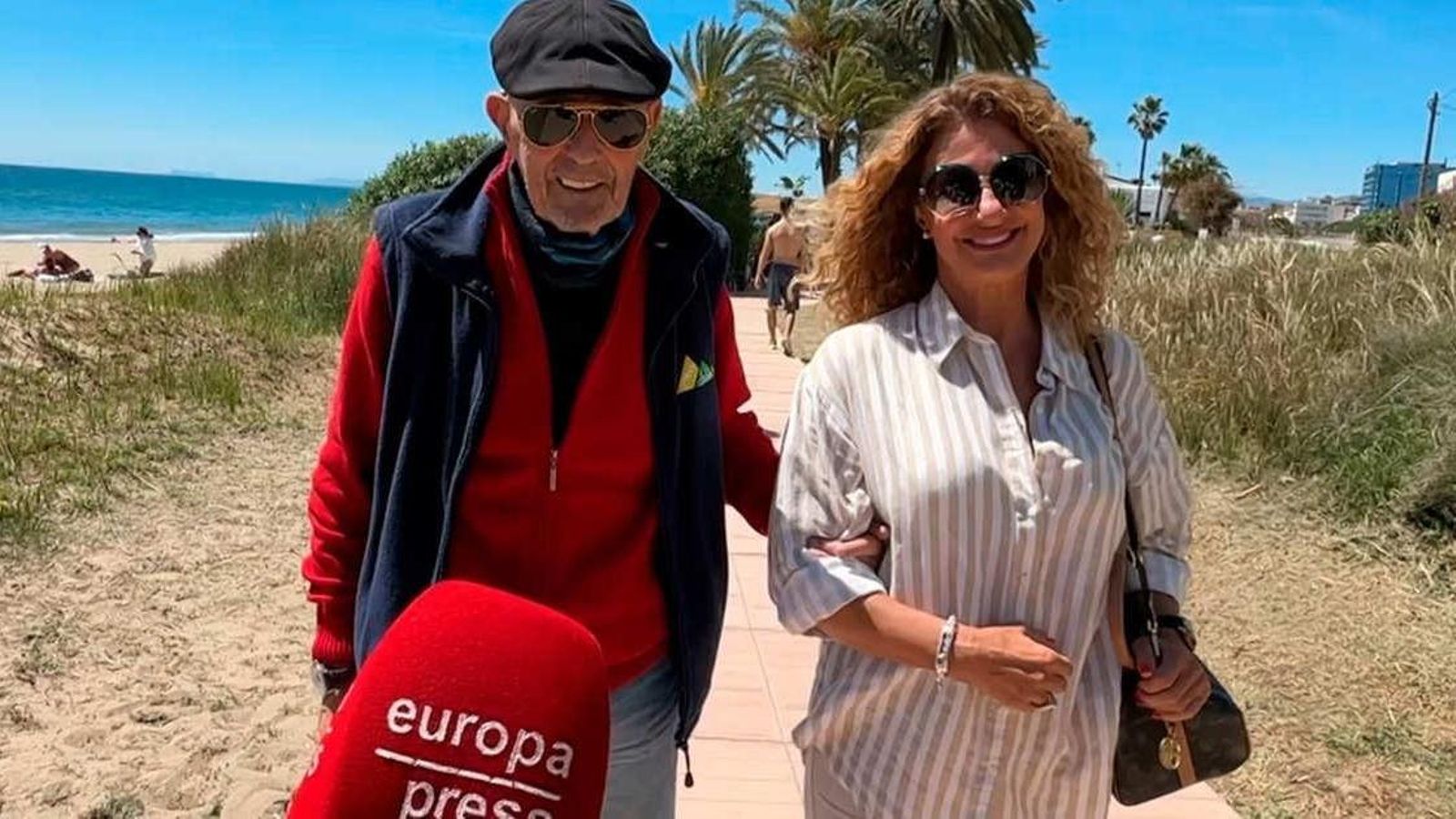 Con Mayte Zaldívar, este año, tras conocerse que se habían casado de nuevo