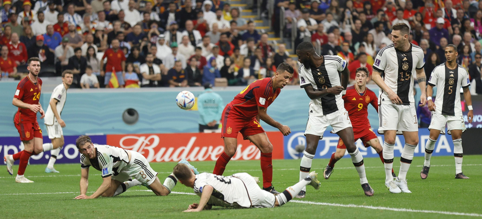 Las fotos del España-Alemania del Mundial de Qatar