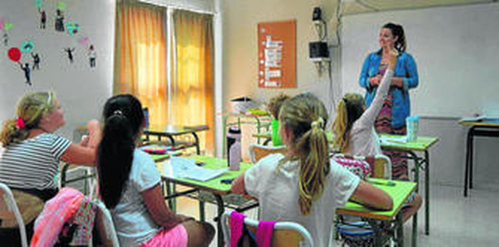 Alumnos de cuarto curso durante una clase.