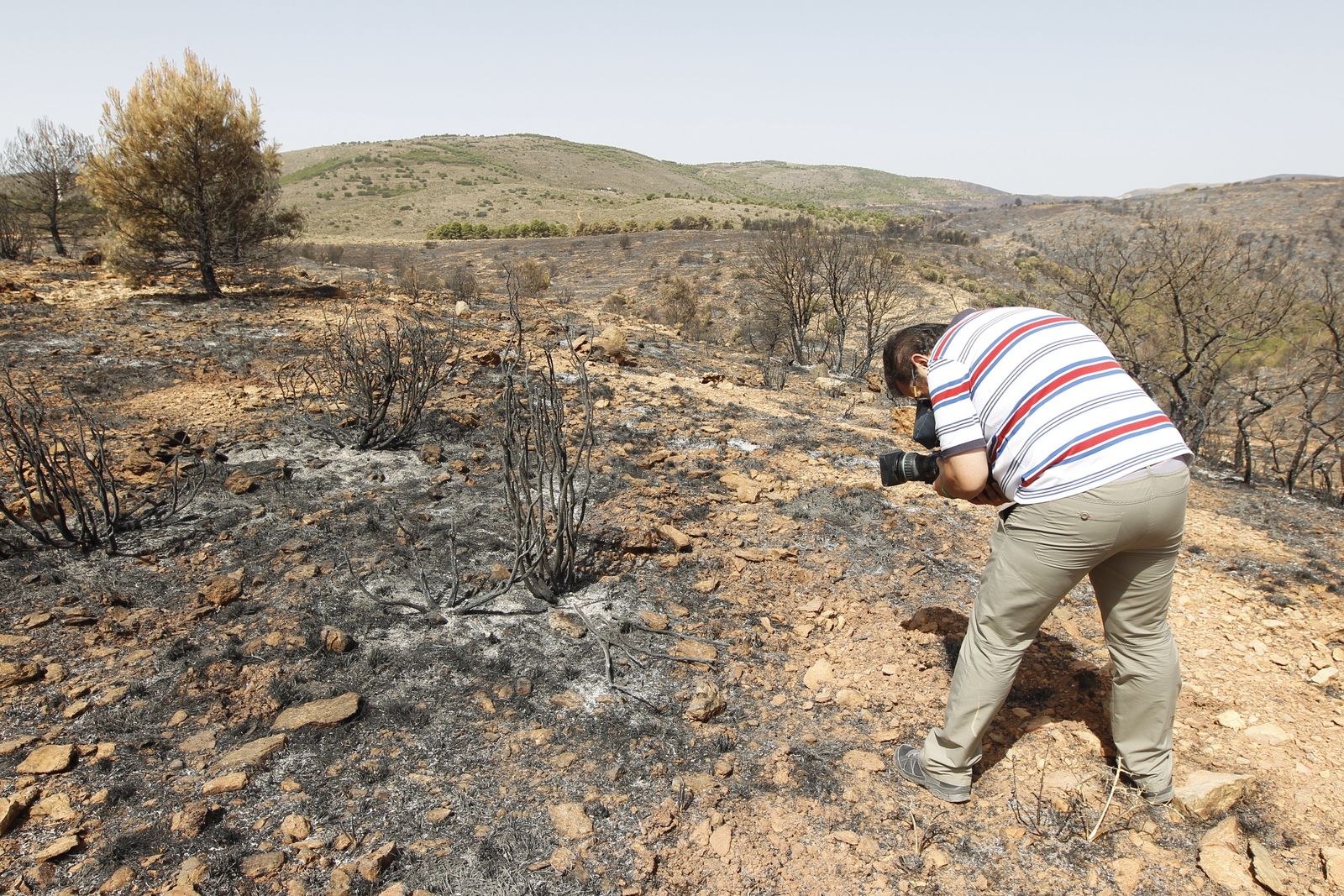 Fotogalería incendio extinguido Sierra de Gádor