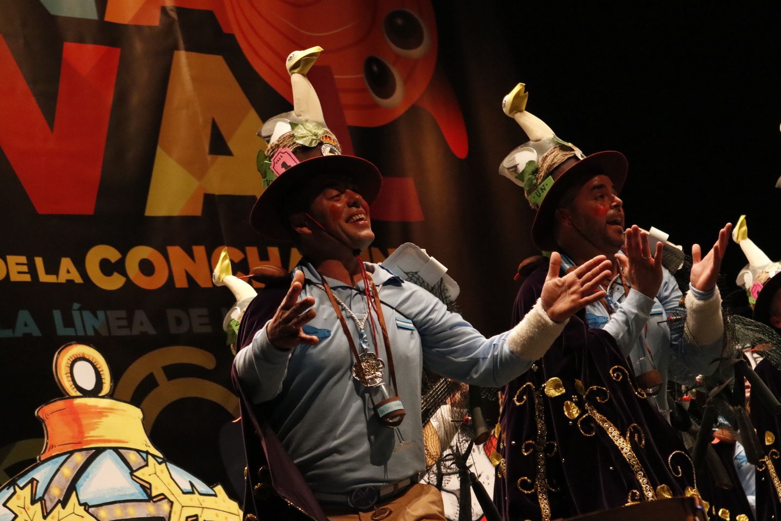 Imágenes de la II Semifinal del Carnaval de la Concha Fina en La Línea