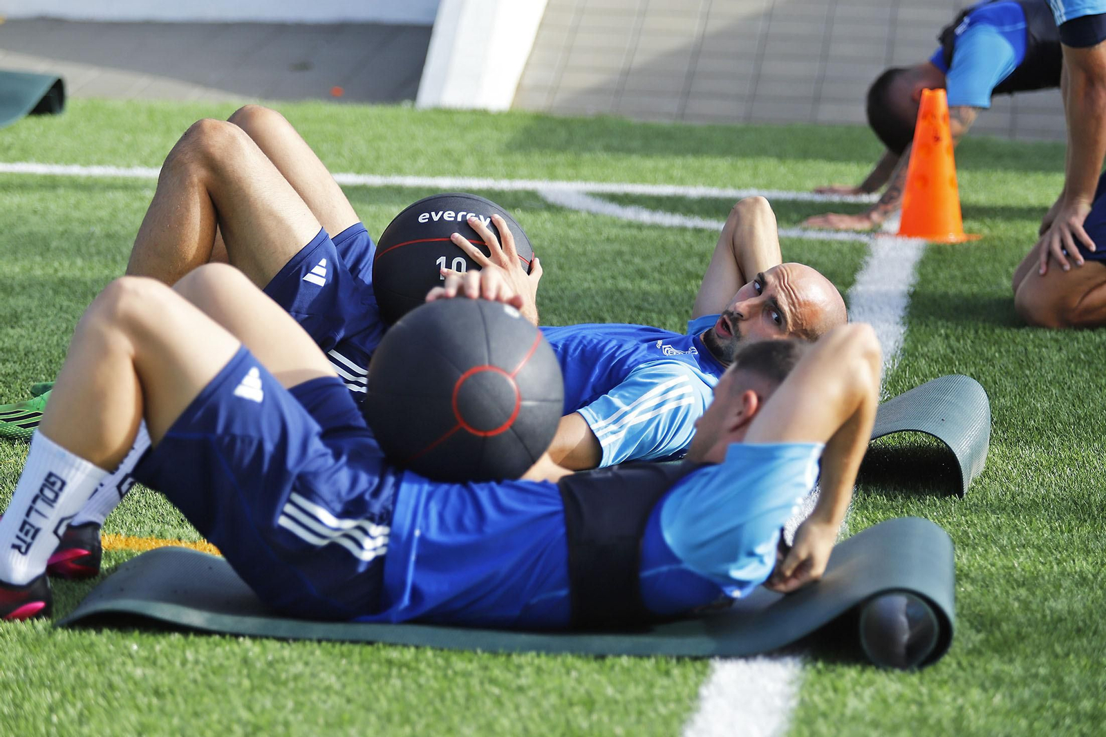 Imágenes del entrenamiento del Recreativo de Huelva