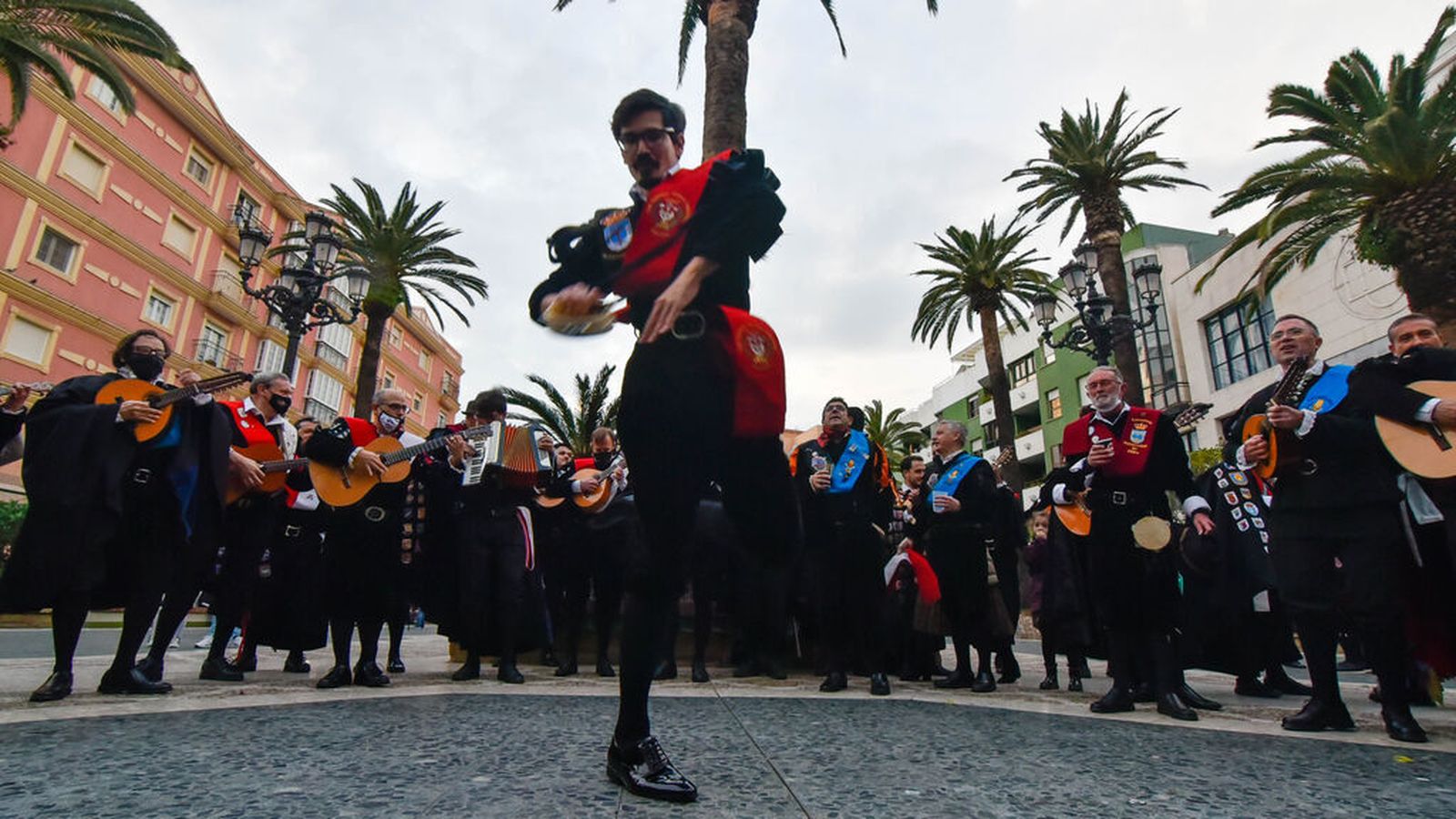 Actuación de una Tuna en la pasada edición del certamen