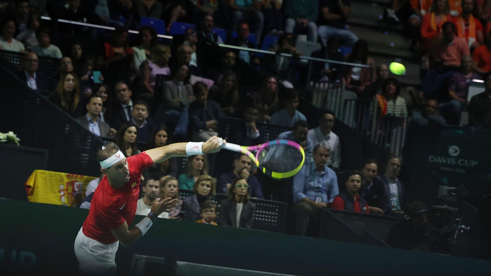 Las fotos del Rafa Nadal-Van de Zandschulp de la Copa Davis en Málaga