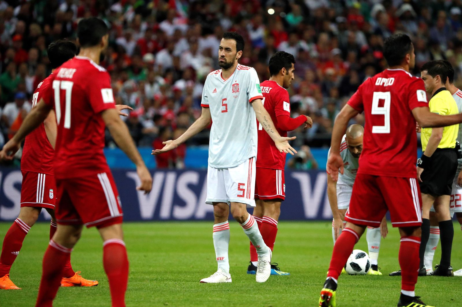 Las imágenes del Irán-España