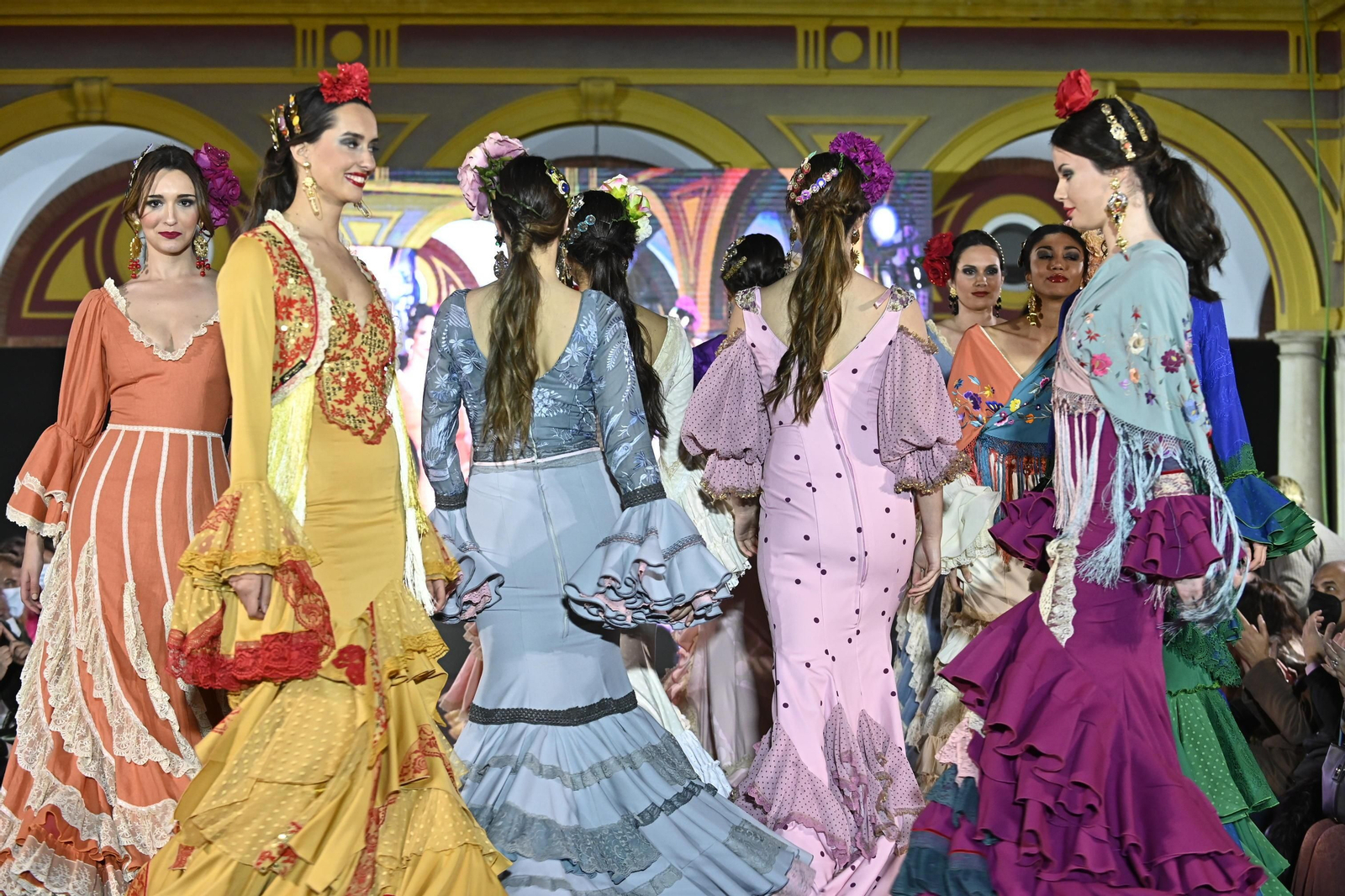 El desfile de Aurora Gaviño en Pasarela Huelva Flamenca 2022, todas las fotos