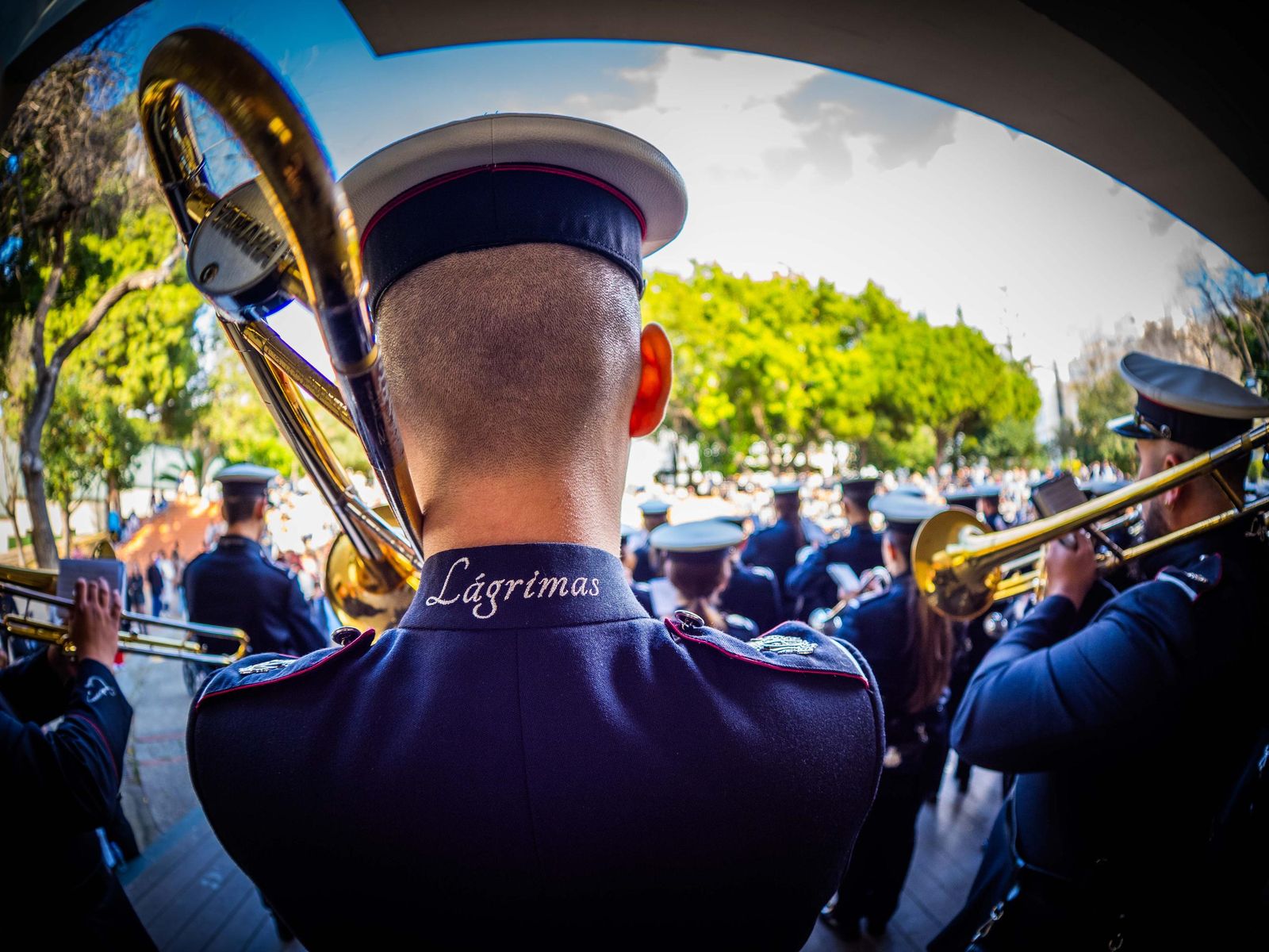 Sones cofrades en el Parque: celebrado el certamen de bandas de Nazareno en San Fernando