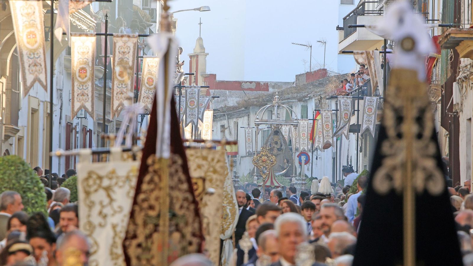La procesión de la Patrona de Jerez en imágenes
