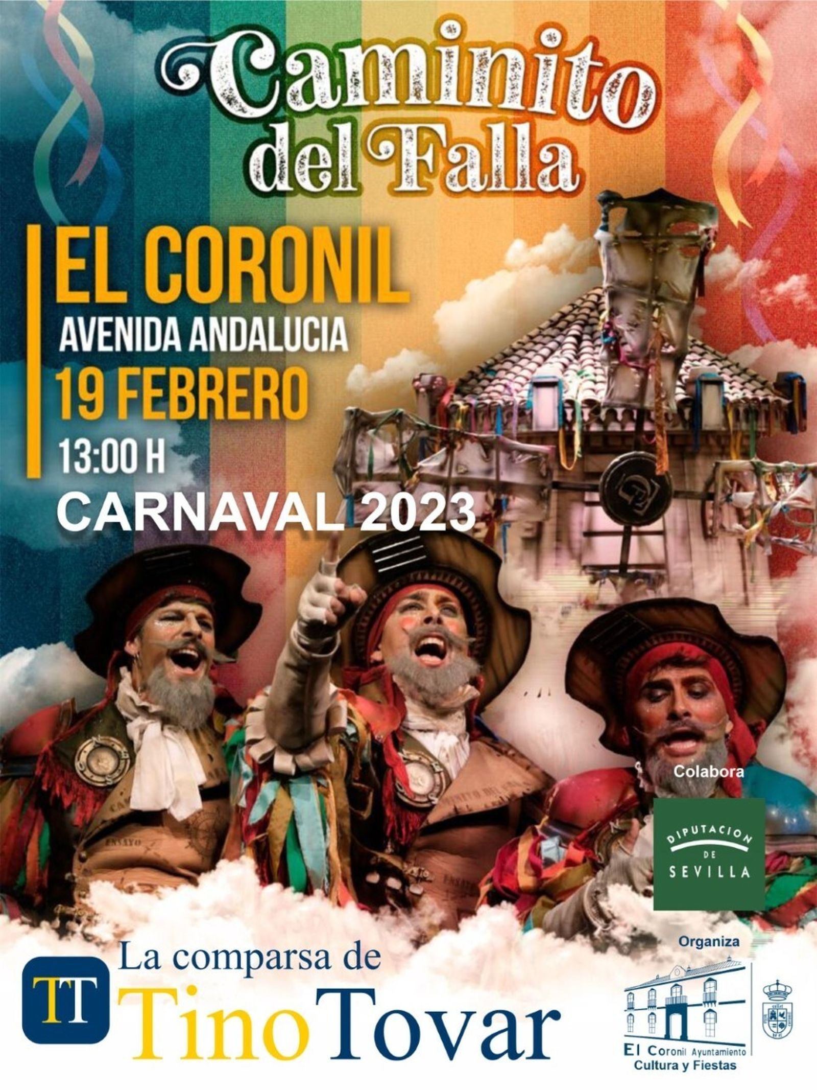 El cartel de la actuación, al completo.