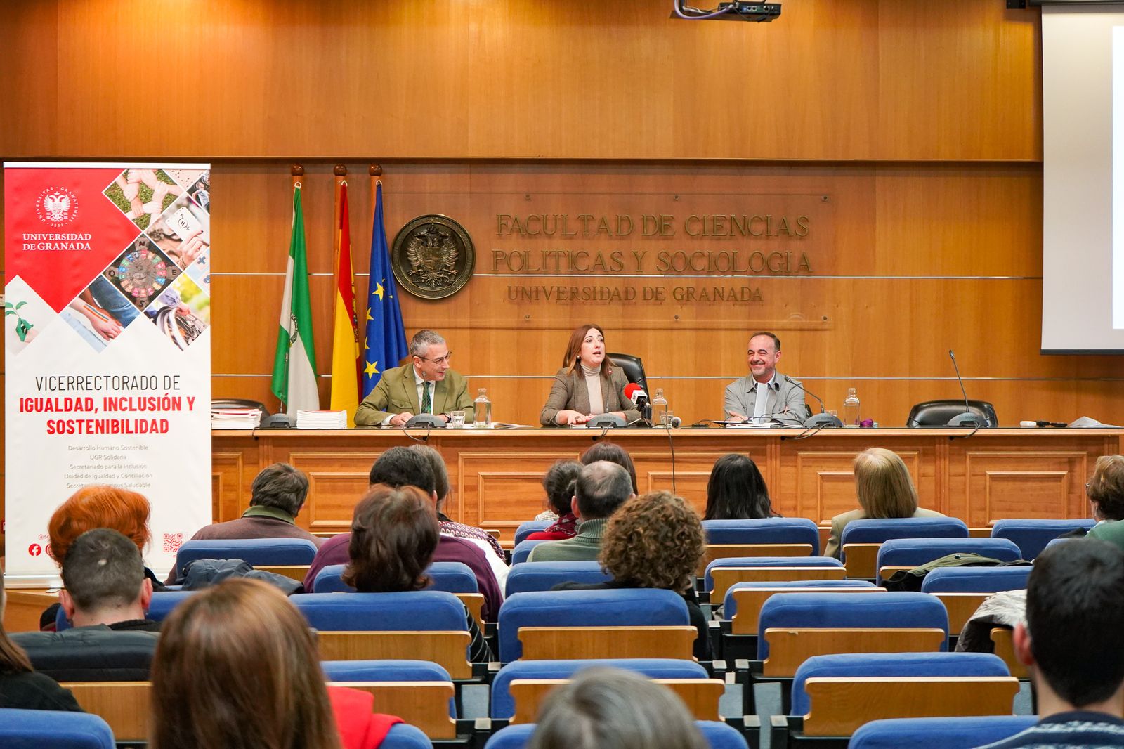 Presentación, en Ciencias Políticas y Sociología, del primer plan de Accesibilidad Universal de la UGR.