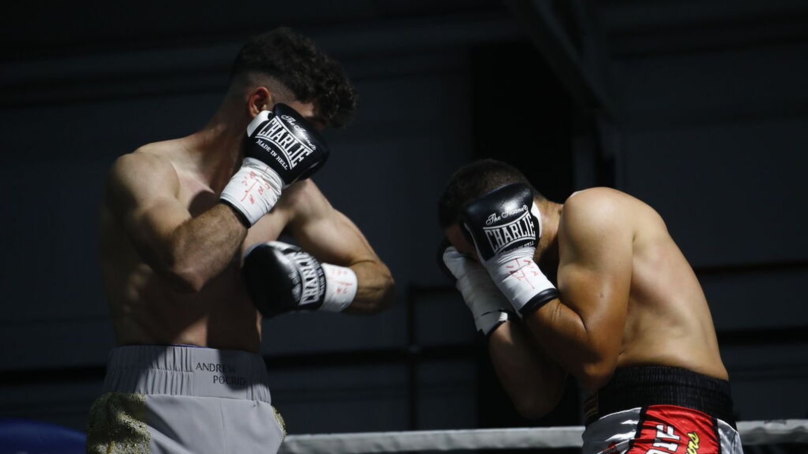 No es la primera vez que El Cazador Jr. luce uno de los diseños de Pocrid sobre el cuadrilátero