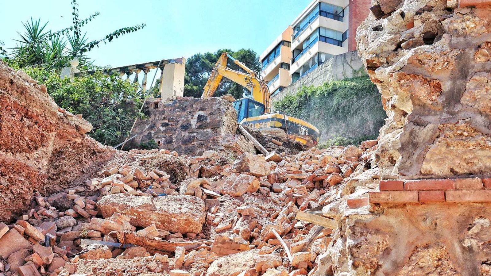 Actual estado de la villa.