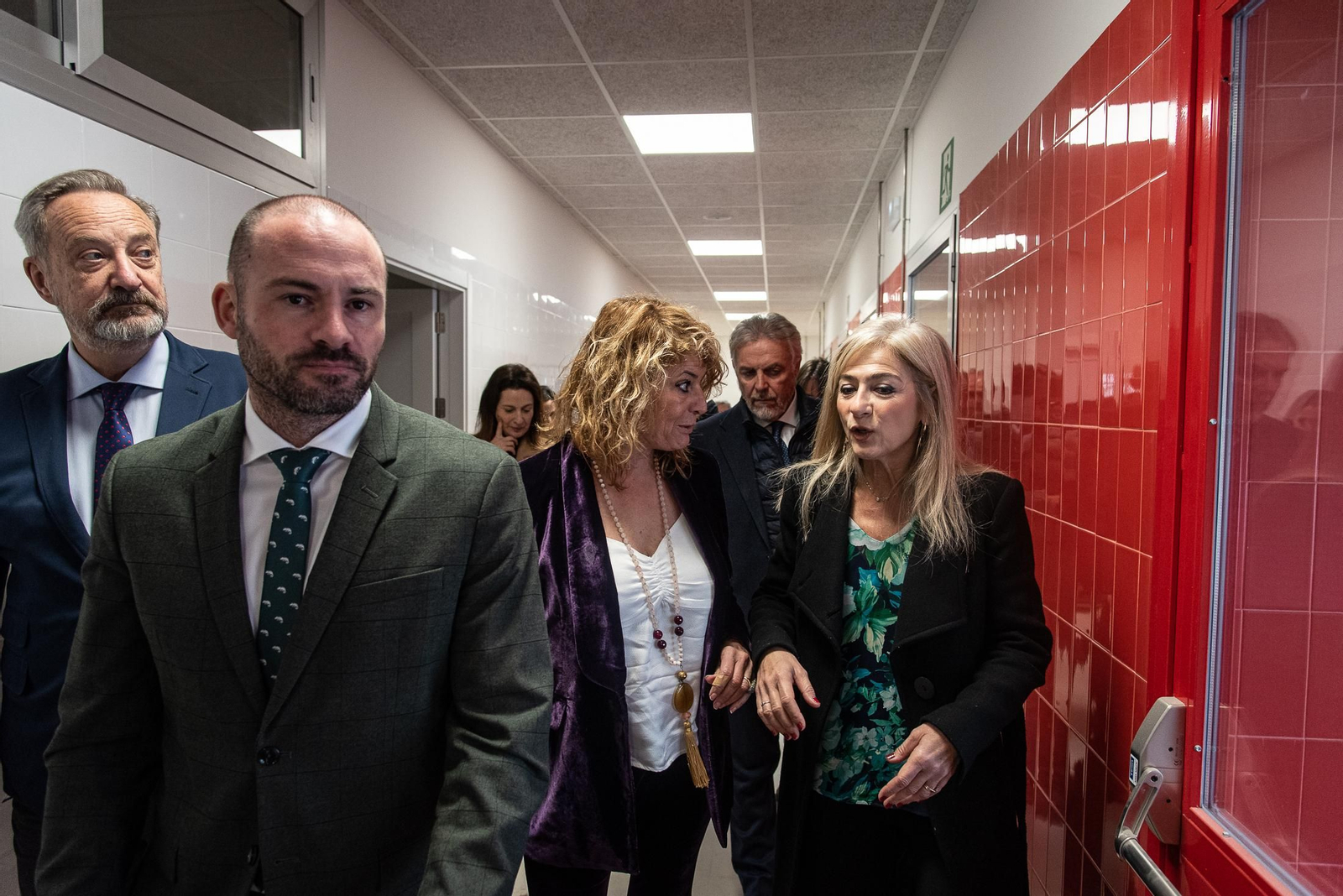 Imágenes de la visita de la Consejera de Desarrollo Educativo y Formación Profesional al nuevo colegio del Ensanche