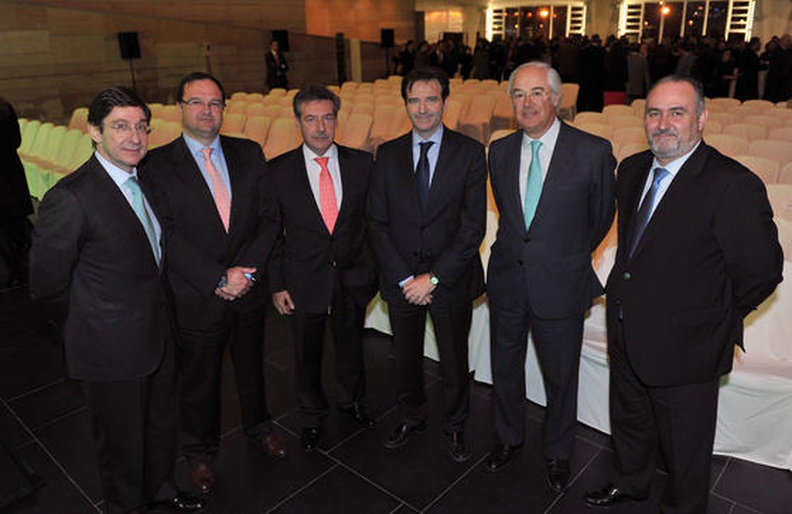 José Ignacio Goirigolzarri, Juan Carlos González, Alfonso Balduque, Pablo Atencia, Plácido Alejandre y Rafael Prieto.

Foto: Juan Carlos Vazquez/Manuel Gomez