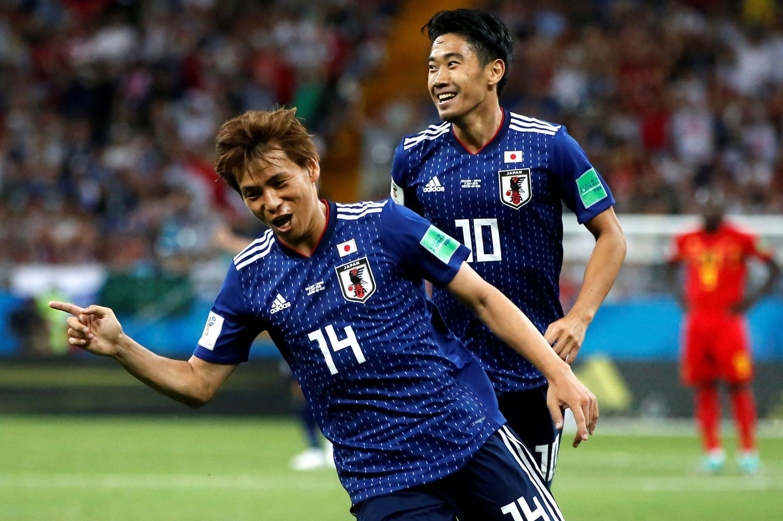 Las imágenes del Bélgica-Japón